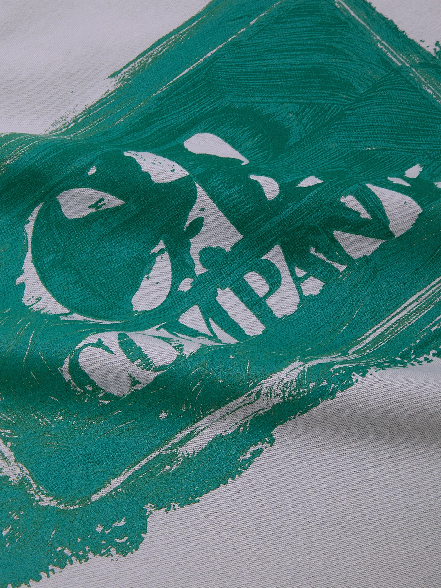 Футболка C.P. Company 30/1 Jersey Graphic Logo Blue Fox