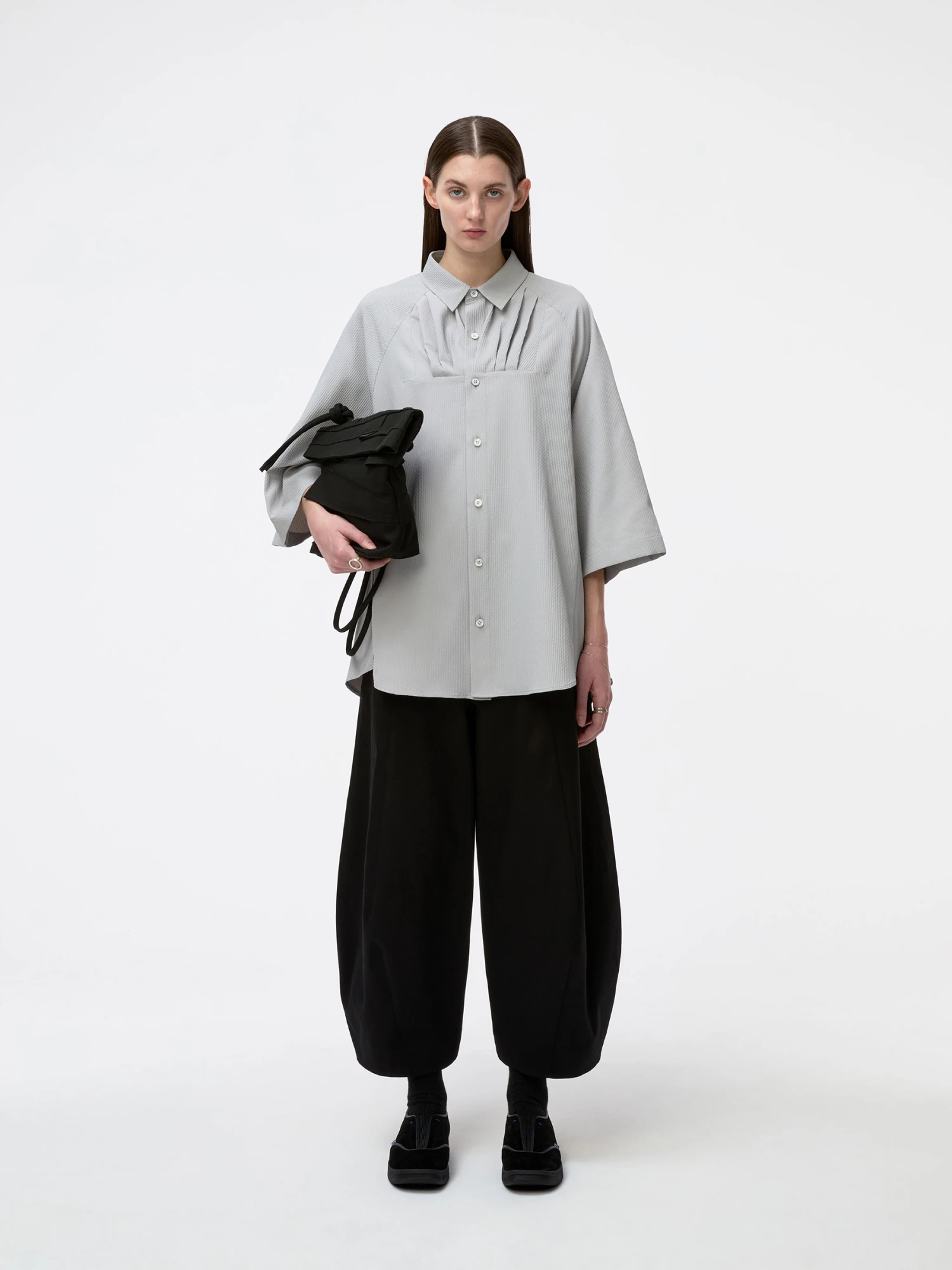 Рубашка ADERERROR Half Sleeve Product. 56 Grey
