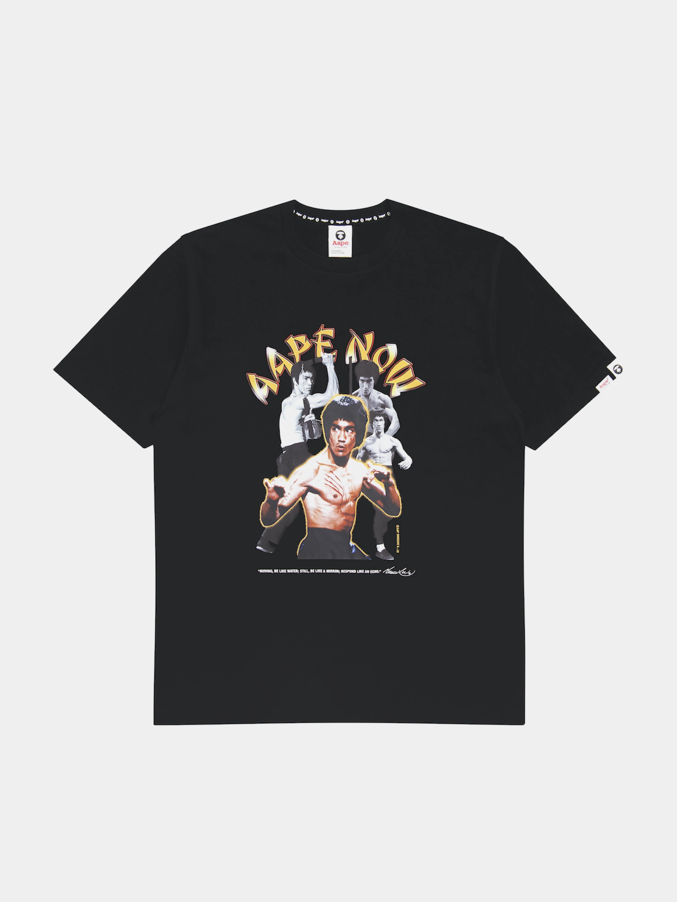 Футболка AAPE x Bruce Lee Graphic Black