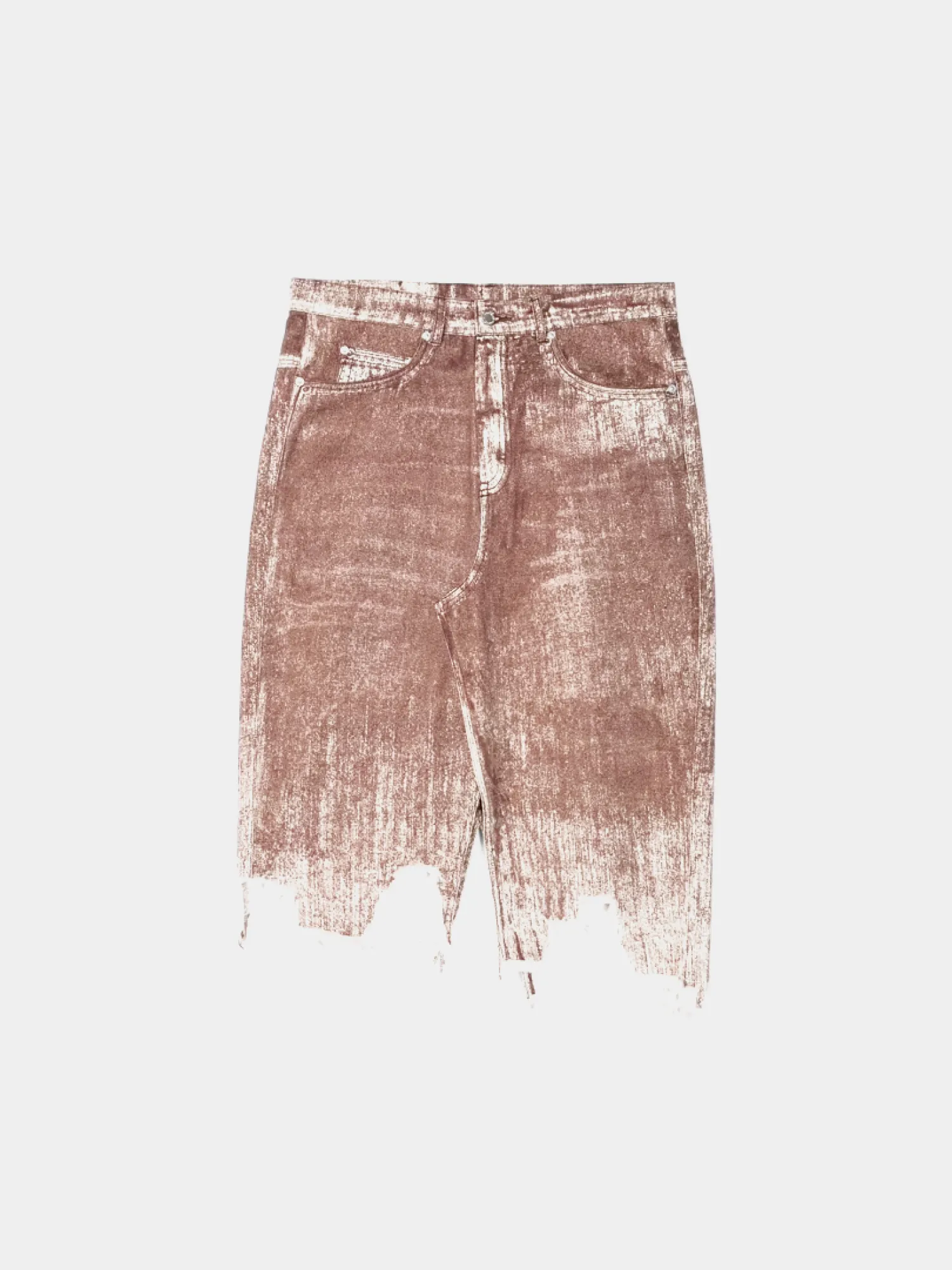 Женская юбка CAMPERLAB Paint Print Denim Terracotta