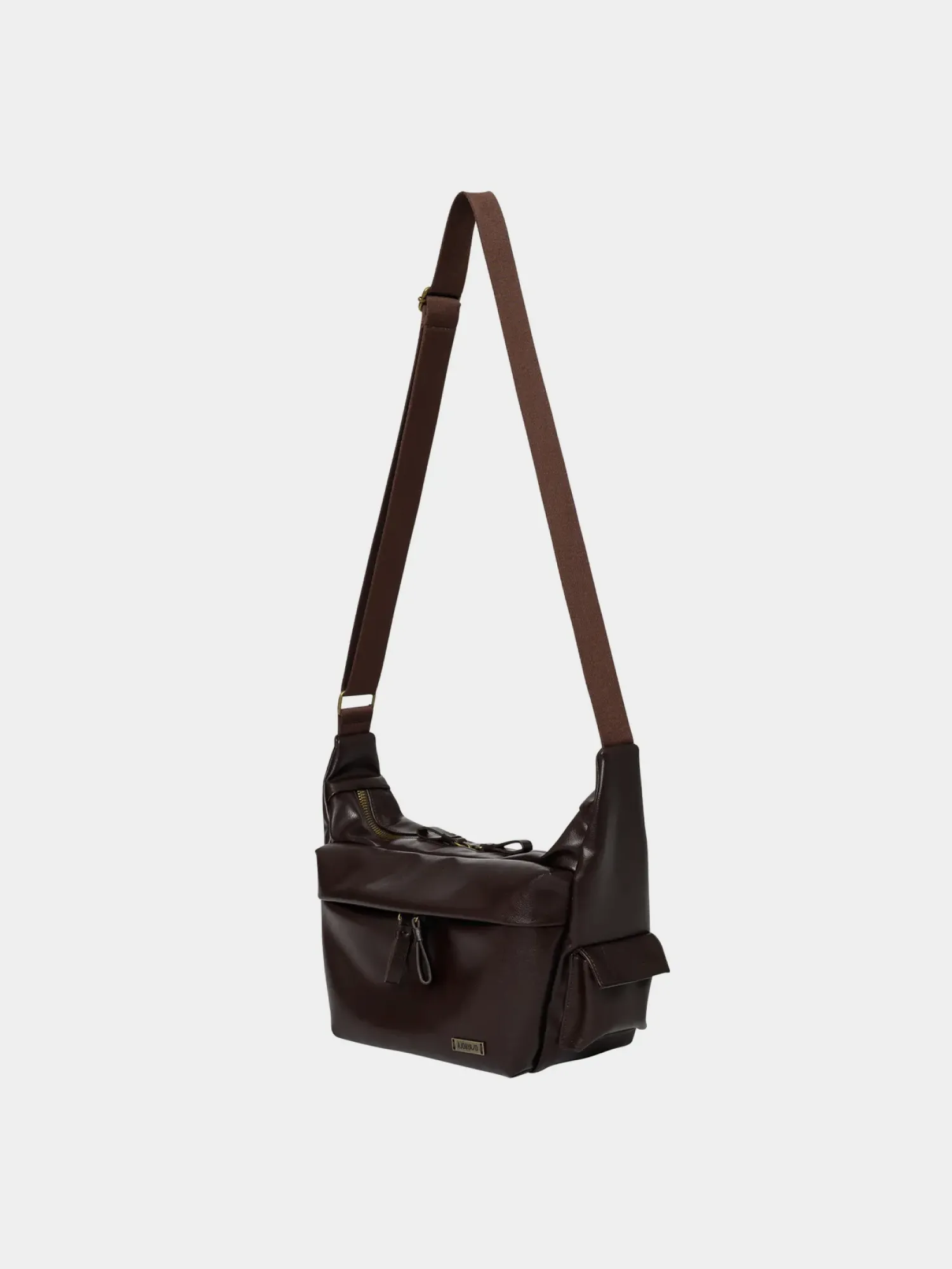 Сумка AJOBYAJO Paisley Scarf Cross Bag Brown