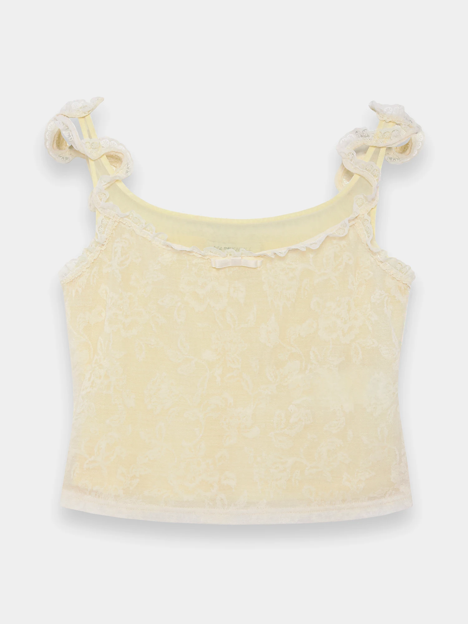 Женский топ MARRKNULL Lace Layered Beige