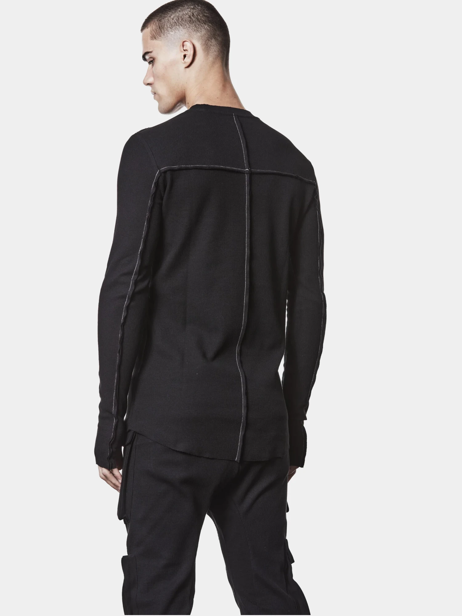 Лонгслив thom/krom M TS 898 Black