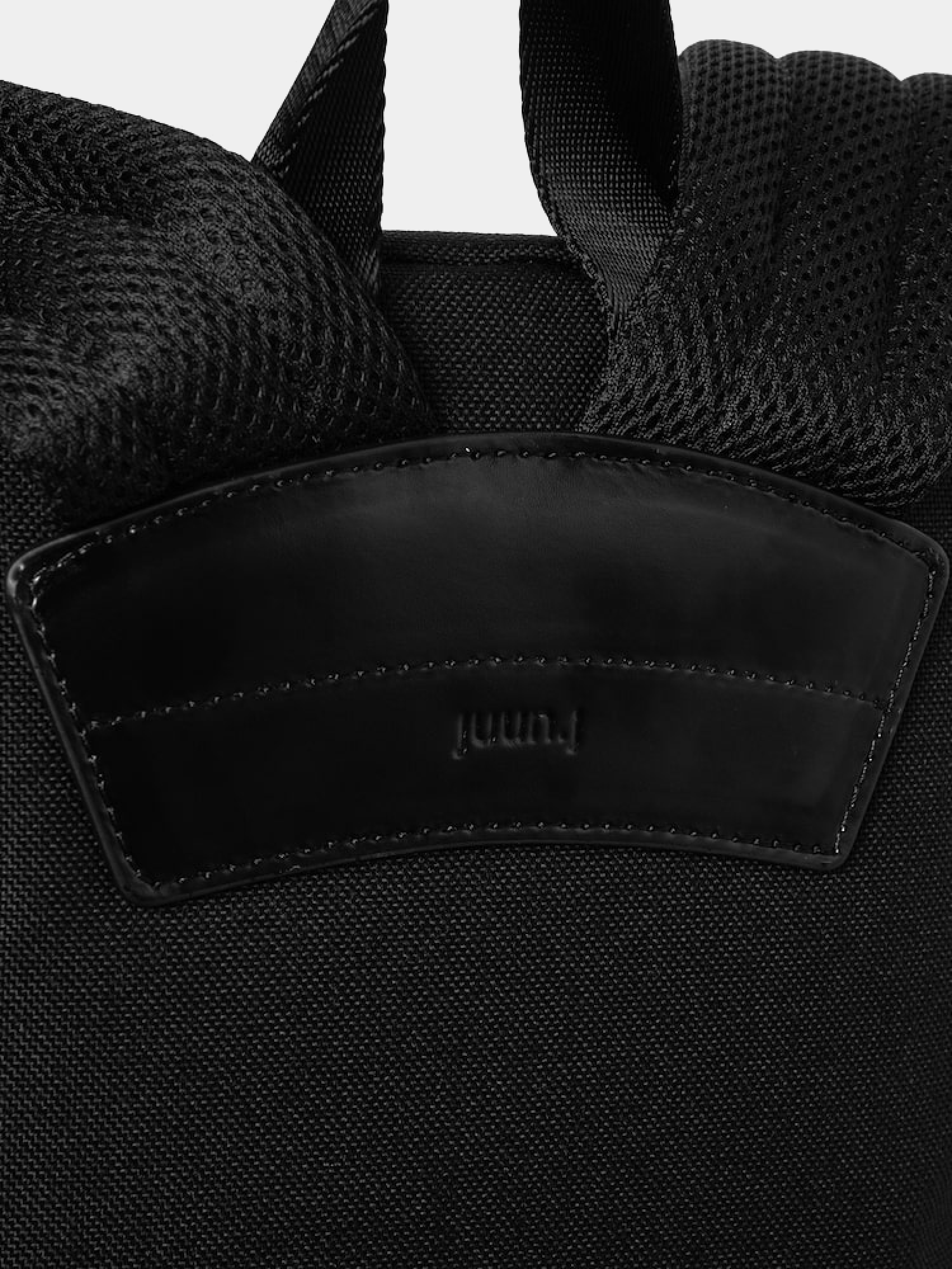 Рюкзак Juun.J Leather Color Nylon Black