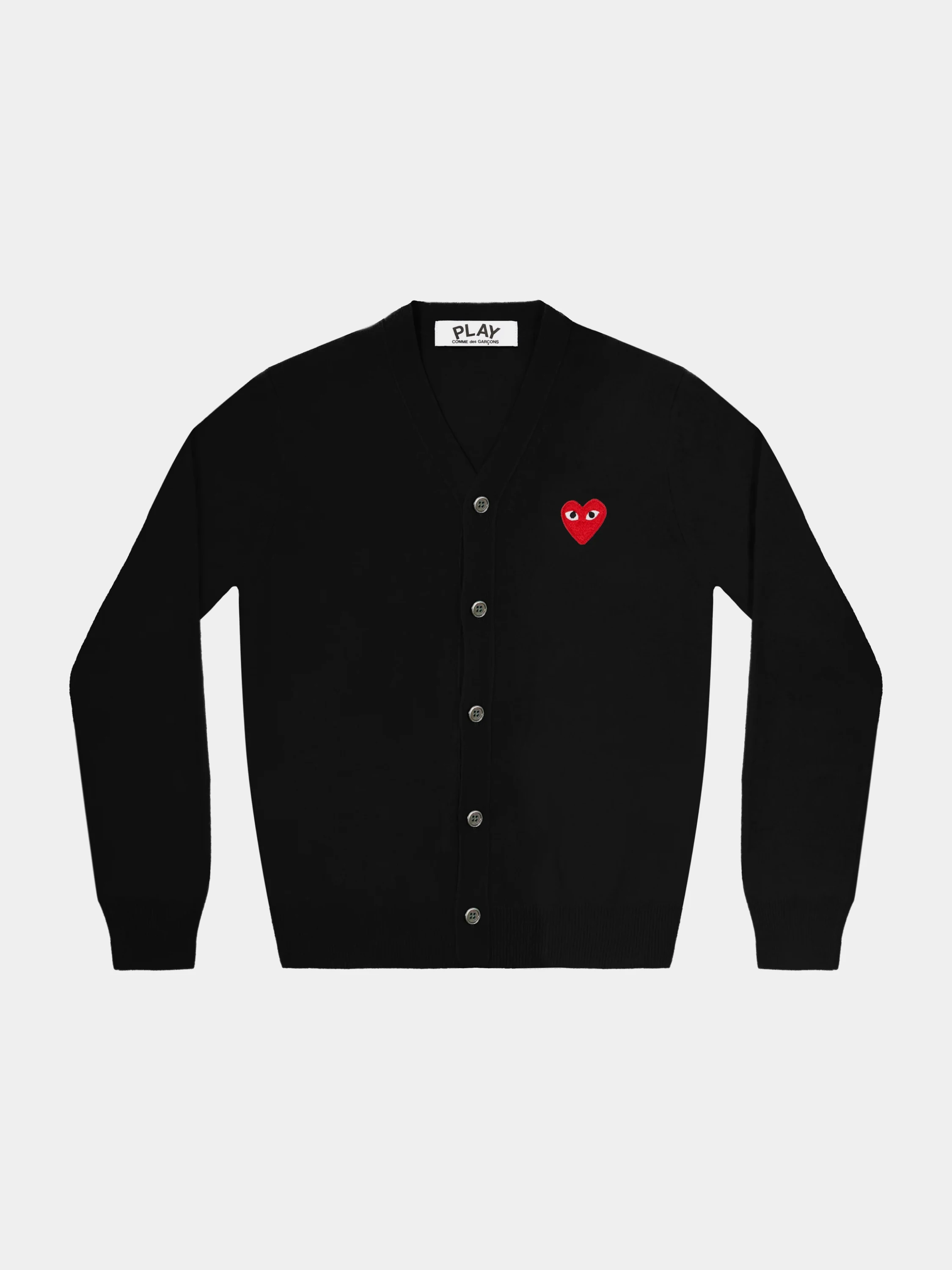 Кардиган Comme des Garçons PLAY Red Heart Men’s Black