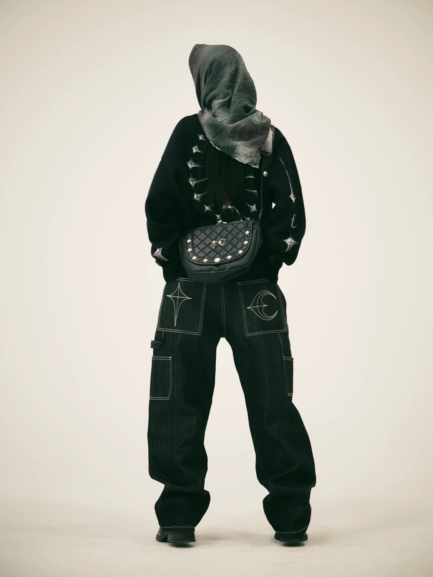 Кардиган Thug Club TC Bone Knit Black