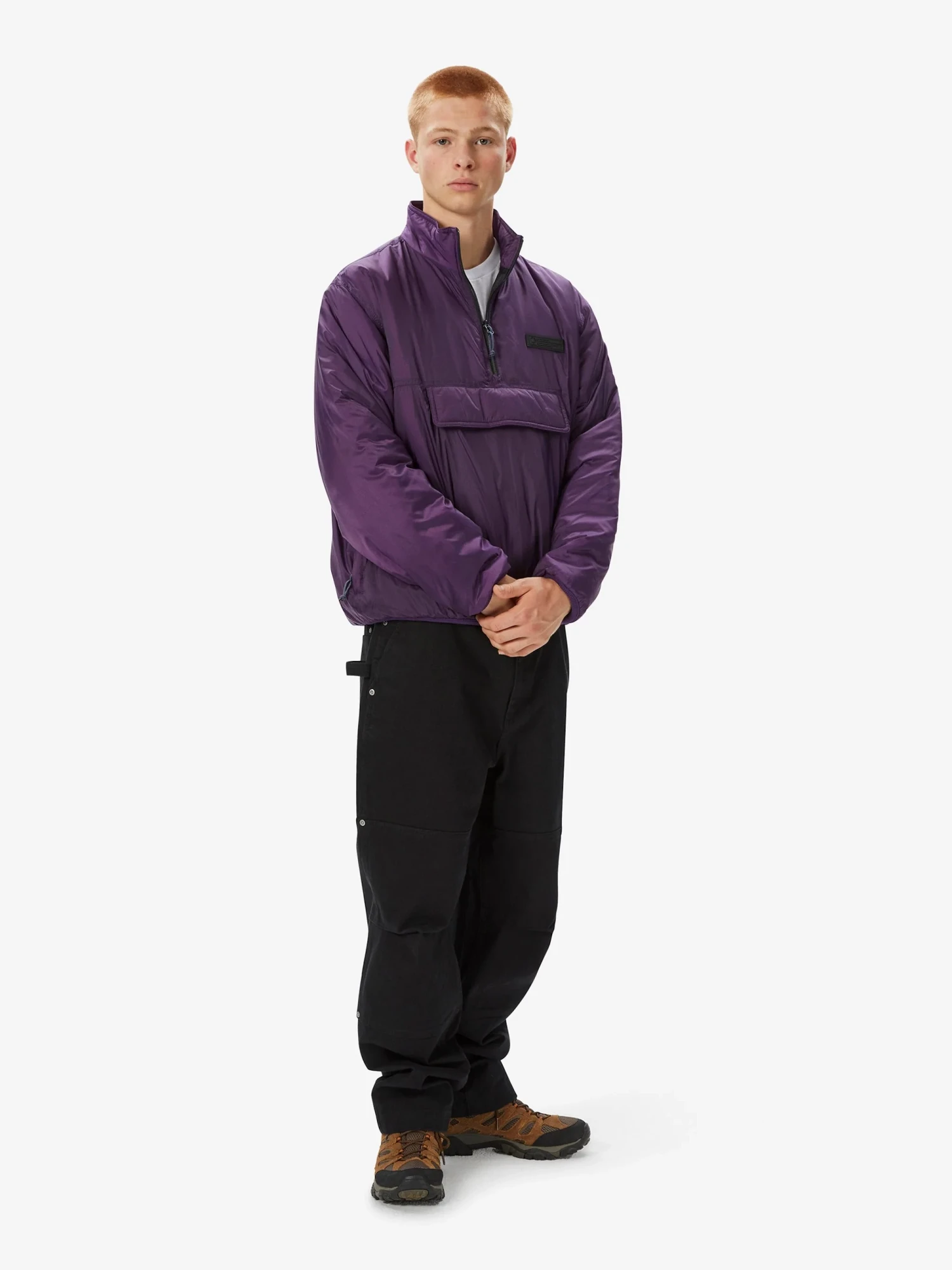 Брюки thisisneverthat Paneled Pant Black