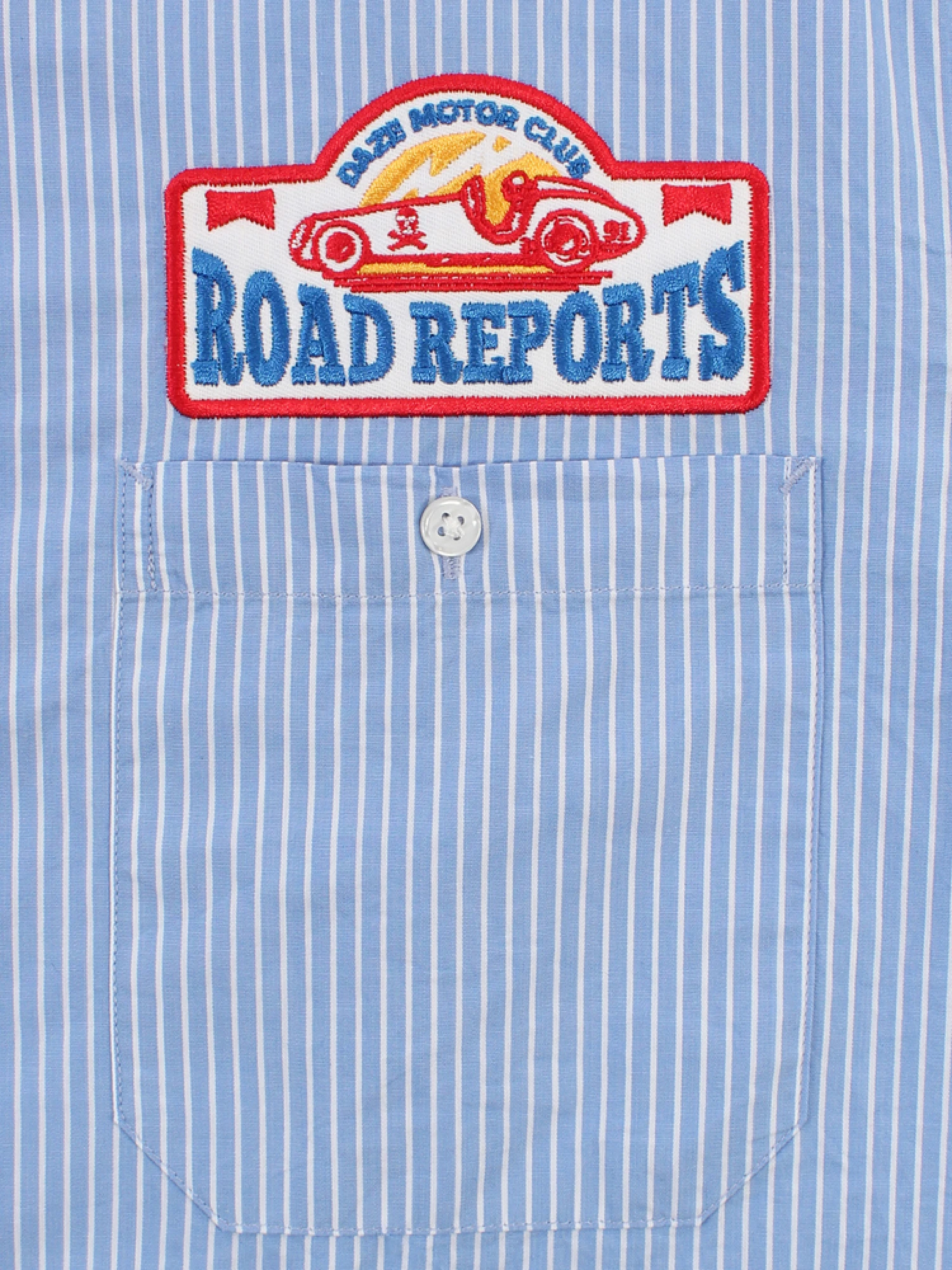 Рубашка Daze Road Reports Blue/White