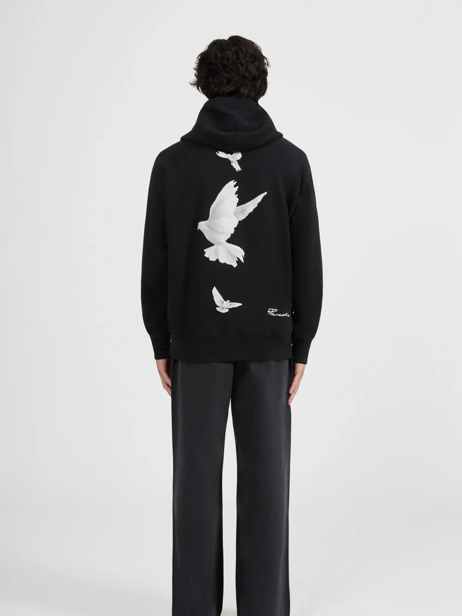 Худи 3.PARADIS Freedom Doves Black
