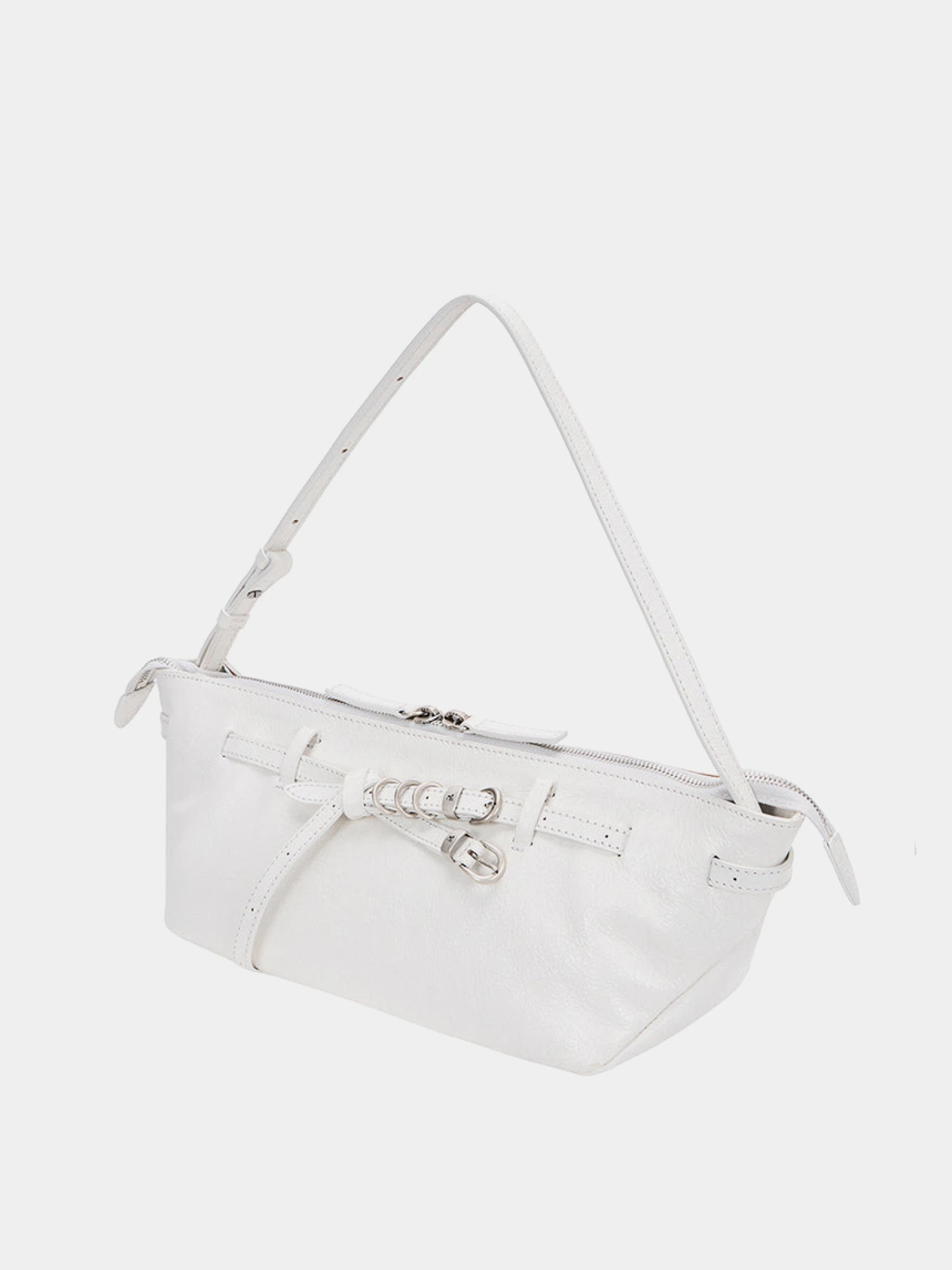 Женская сумка MARGESHERWOOD Grandma Used Sling Off White Cracked