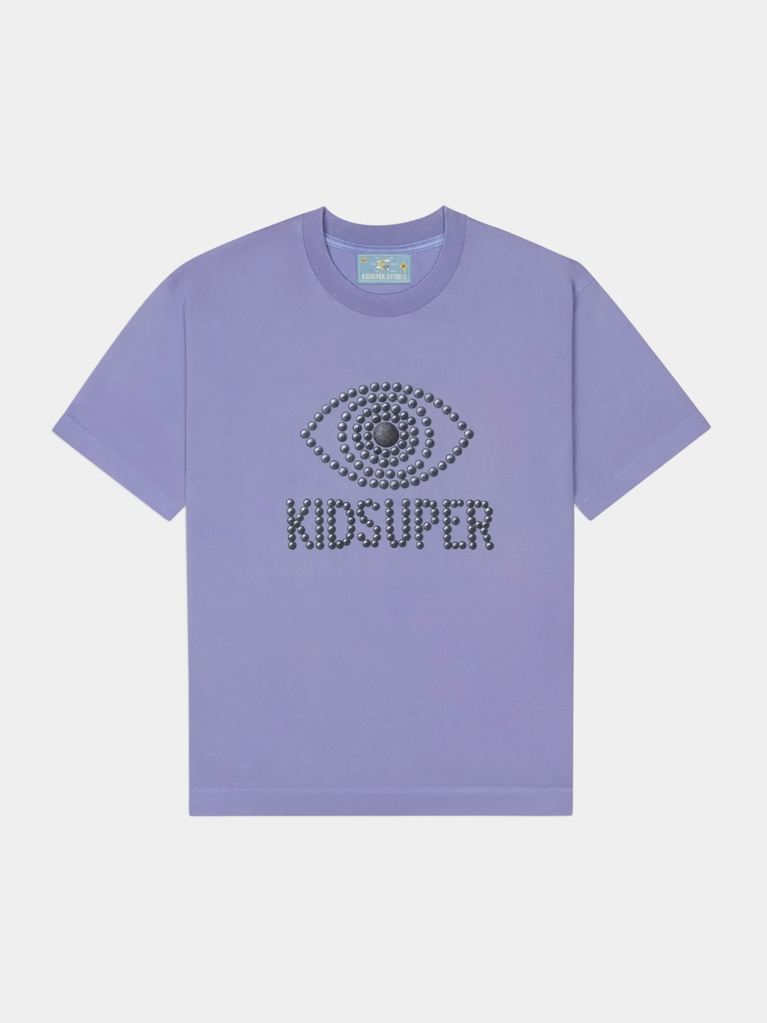 Футболка KidSuper Studded Eye Tee Plum