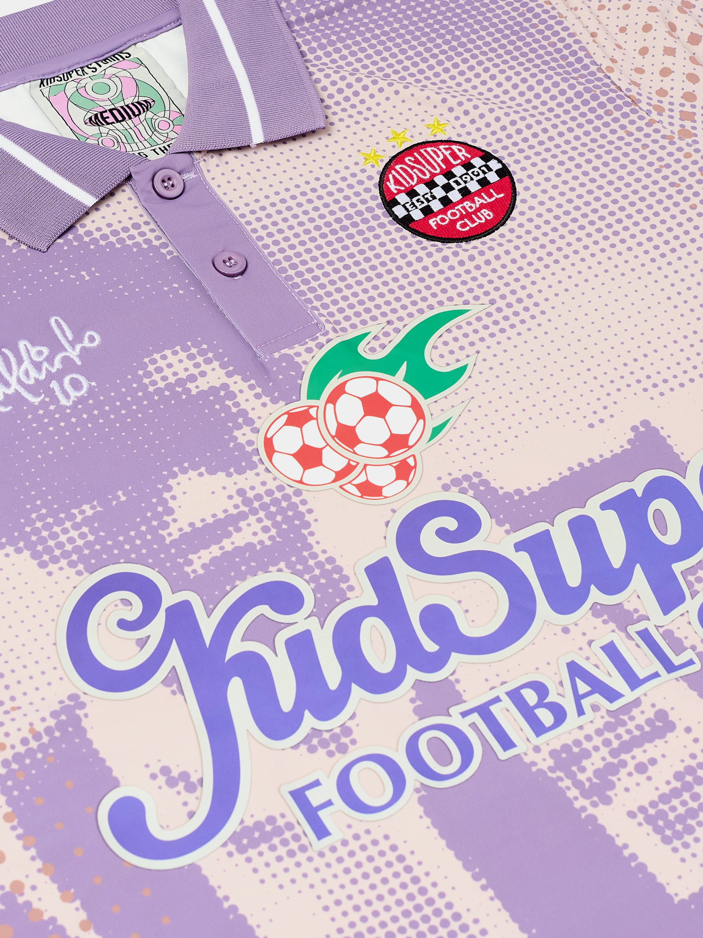 Джерси KidSuper Ronaldinho x KidSuper Cream Blue