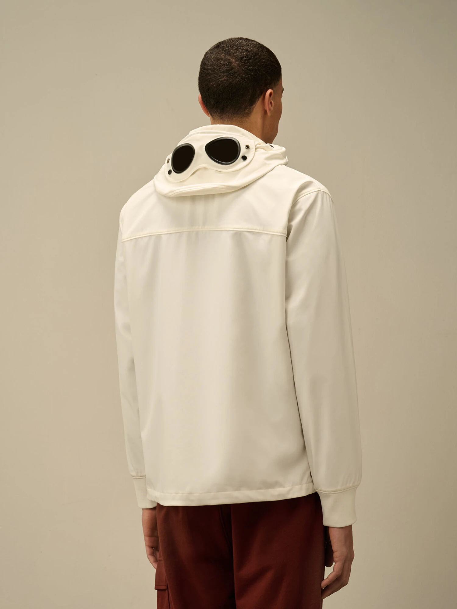Ветровка C.P. Company Shell-R Goggle Gauze White