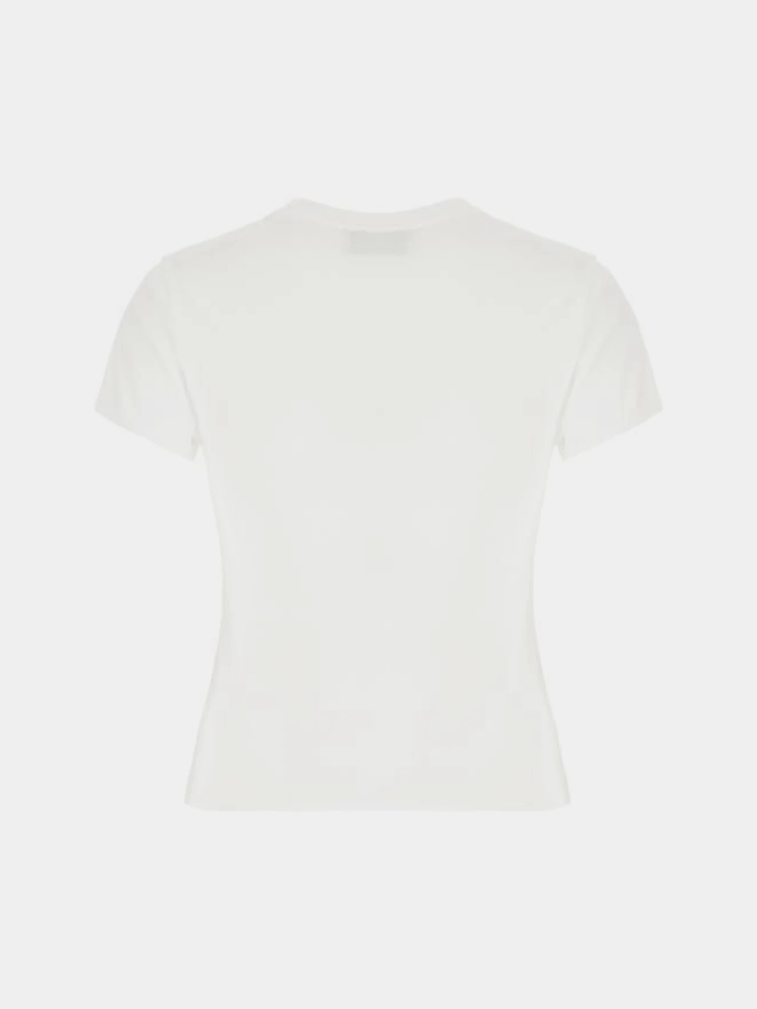 Женская Футболка Coperni Crystal Logo White