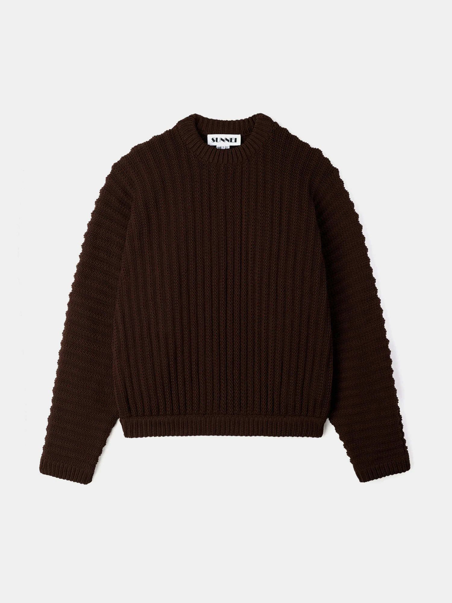 Свитер Sunnei Round Neck Sweater Brown