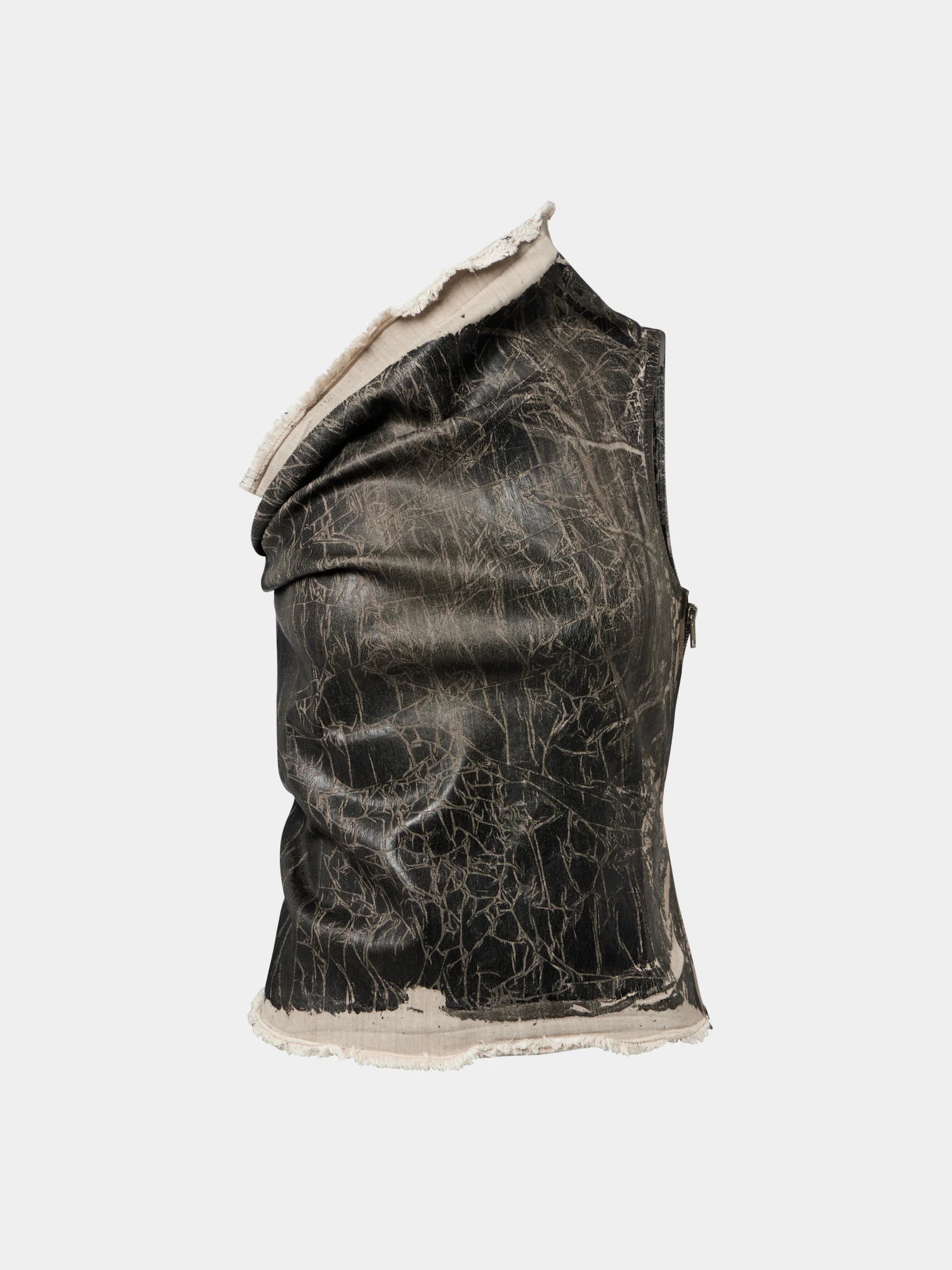 Женский топ RICK OWENS DRKSHDW Athena Washed Foil Black
