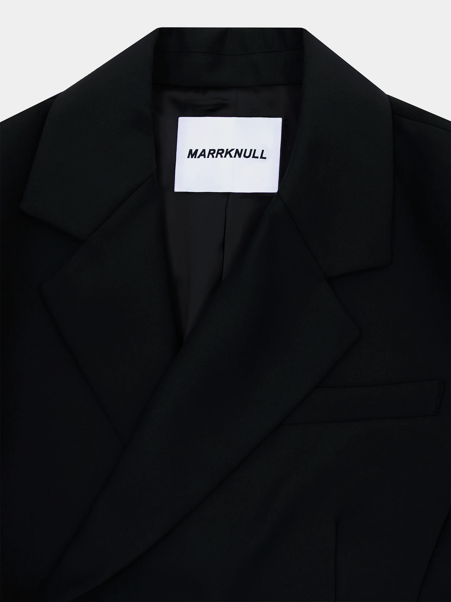 Женский блейзер MARRKNULL Black Dislocation Suit Black