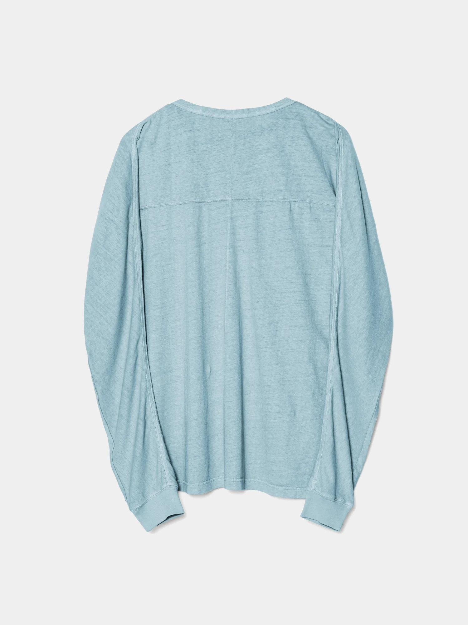 Лонгслив MAHARISHI 5245 Hemp Cross Oversized Ice Blue