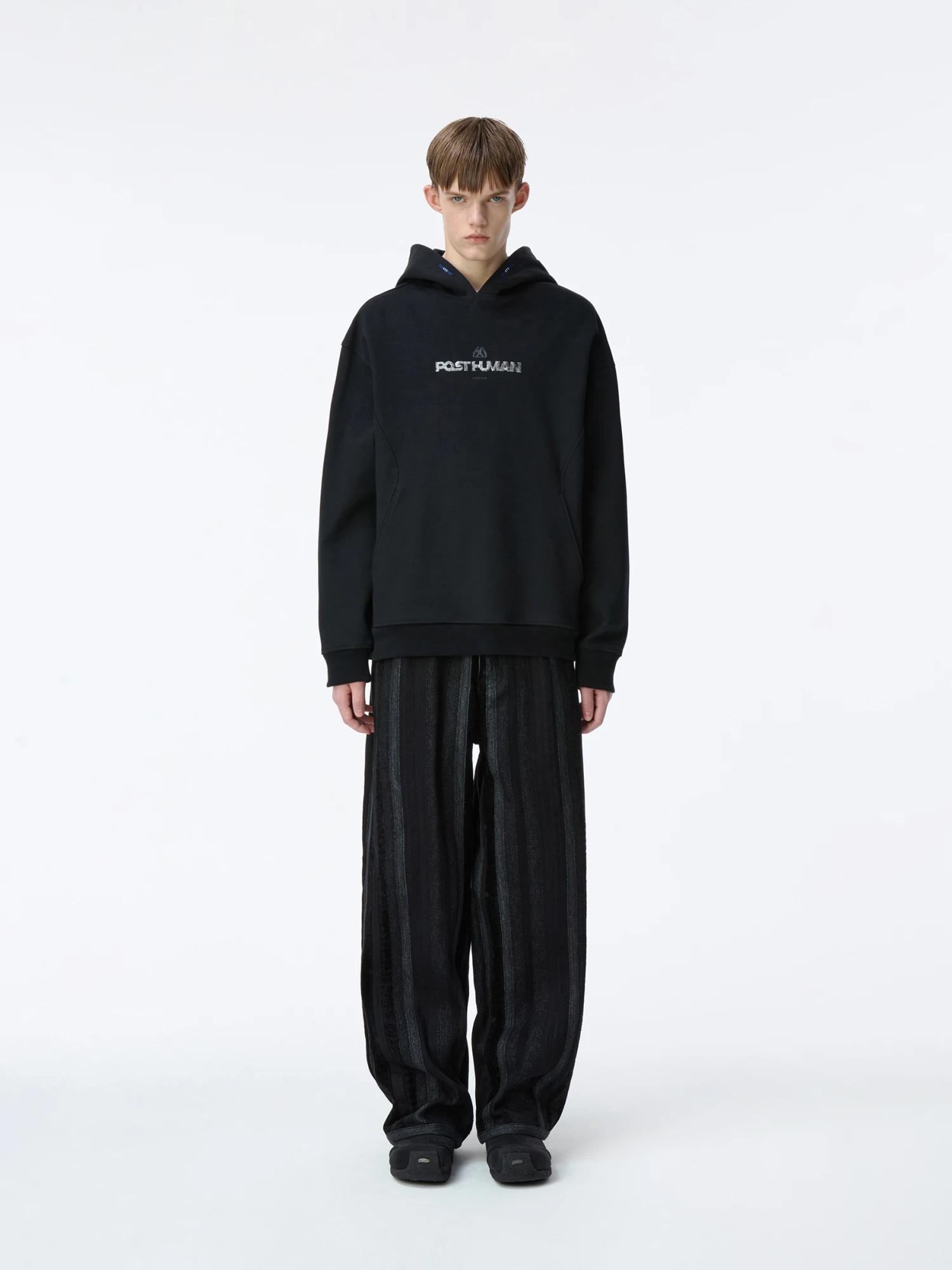 Худи ADERERROR Post Human Hoodie Product. 26 Black