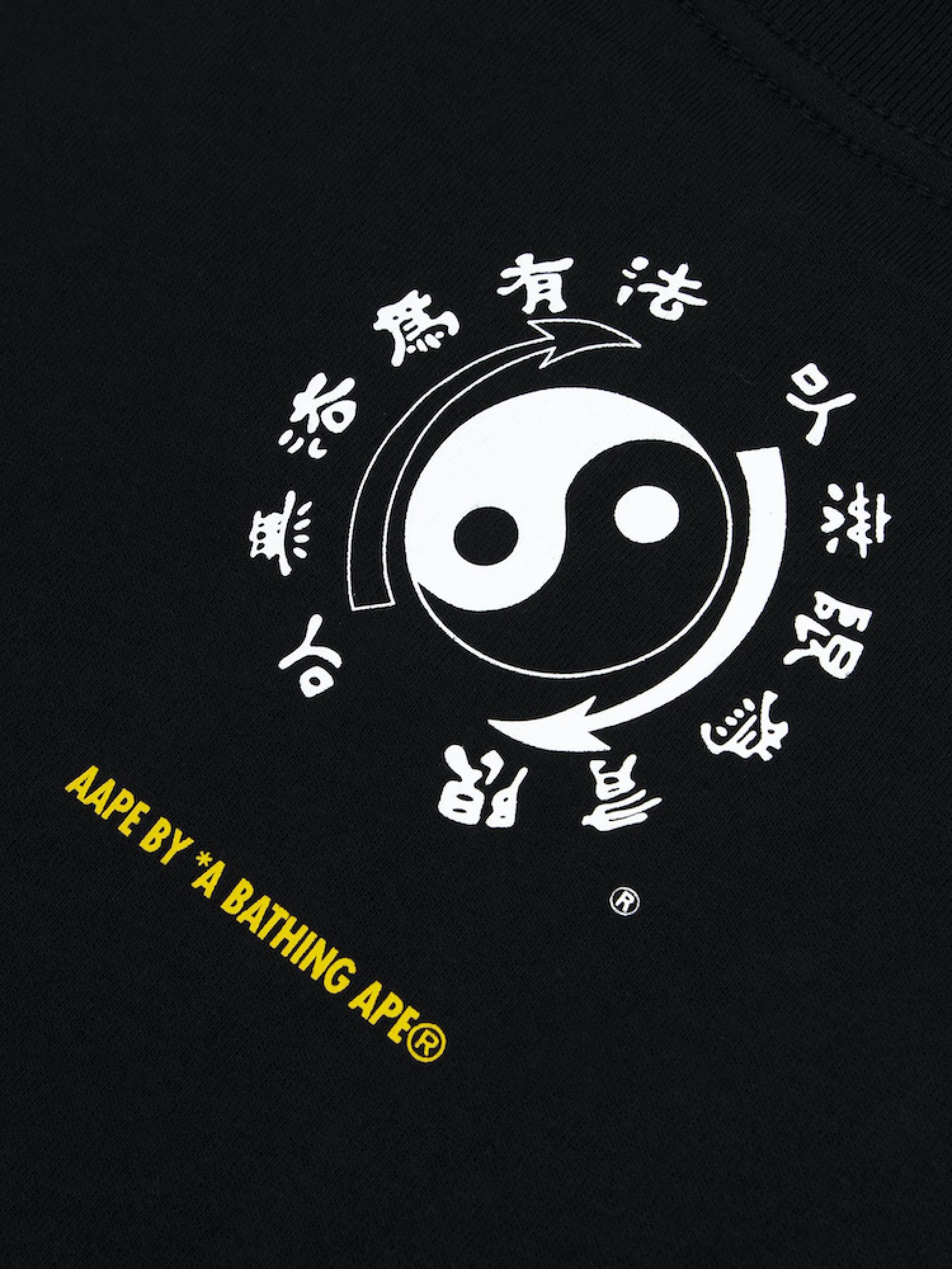 Футболка AAPE x Bruce Lee Graphic Black