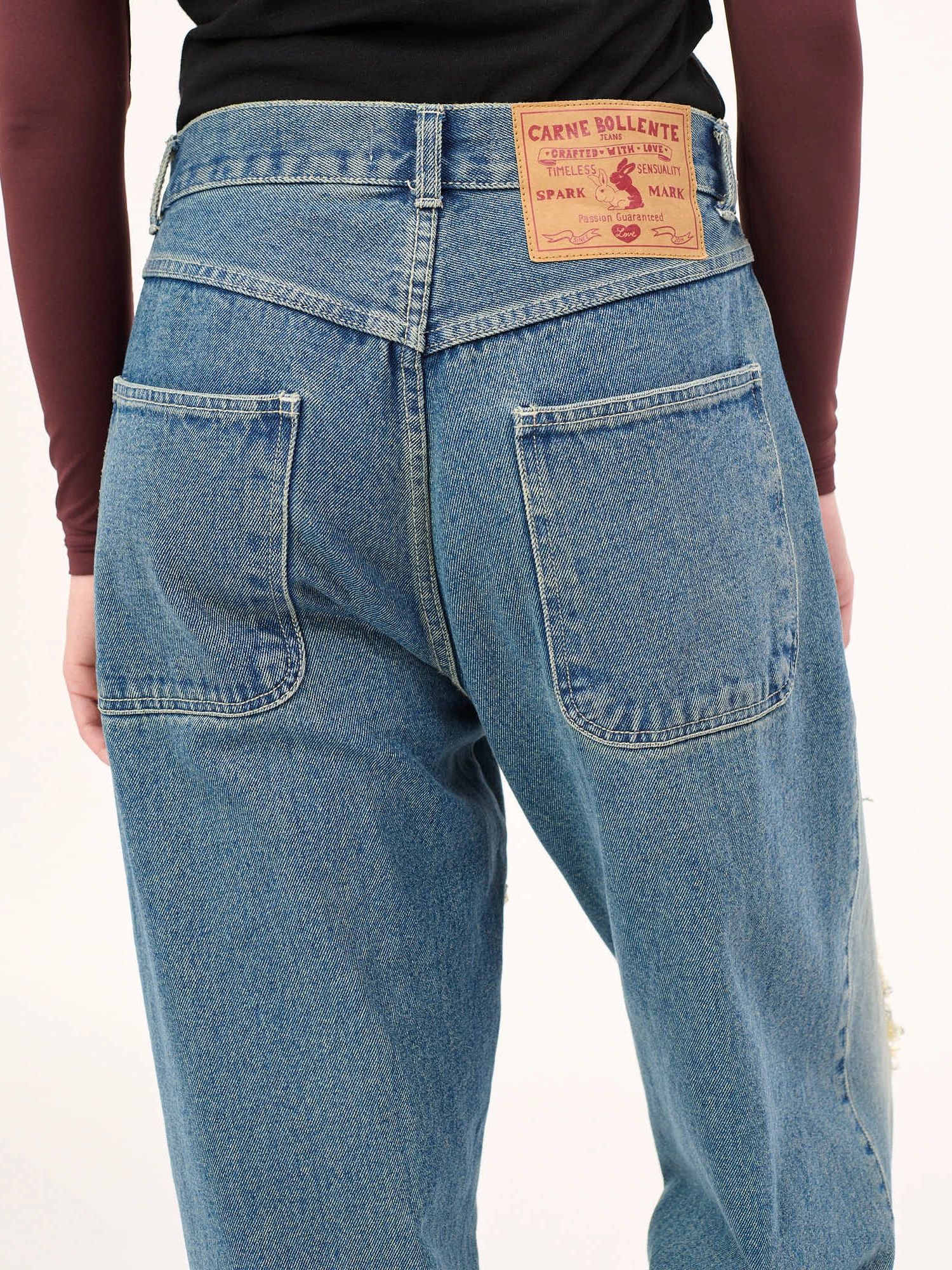 Джинсы Carne Bollente Love 000's Washed Blue