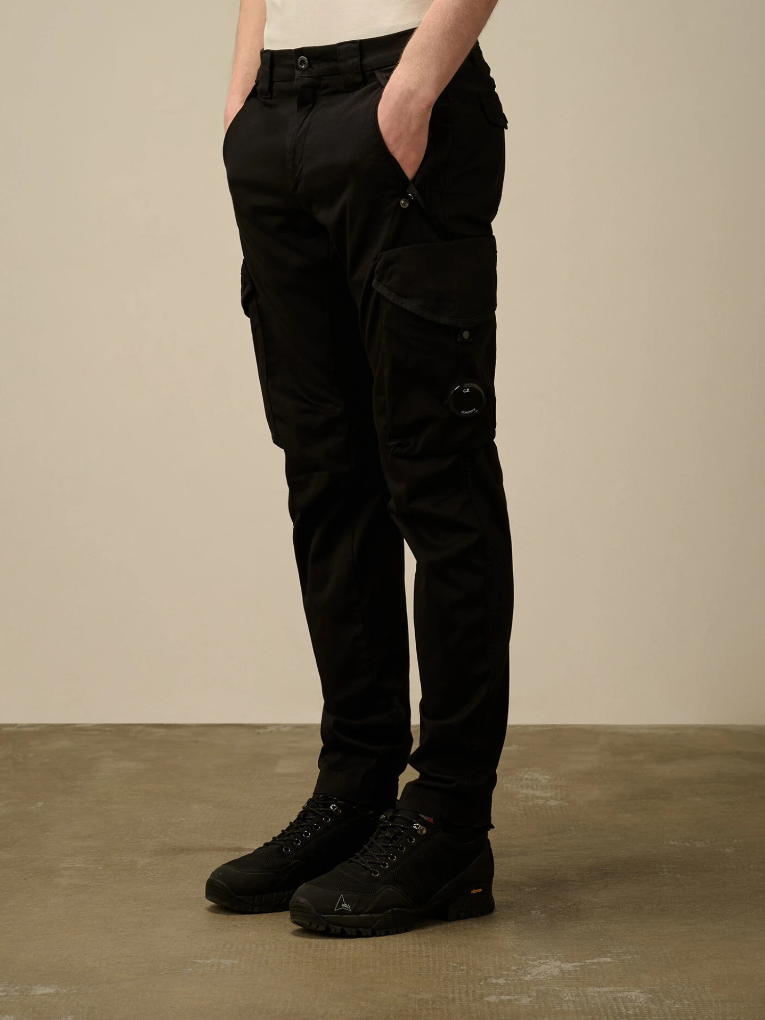 Брюки C.P. Company Stretch Sateen Utility Black