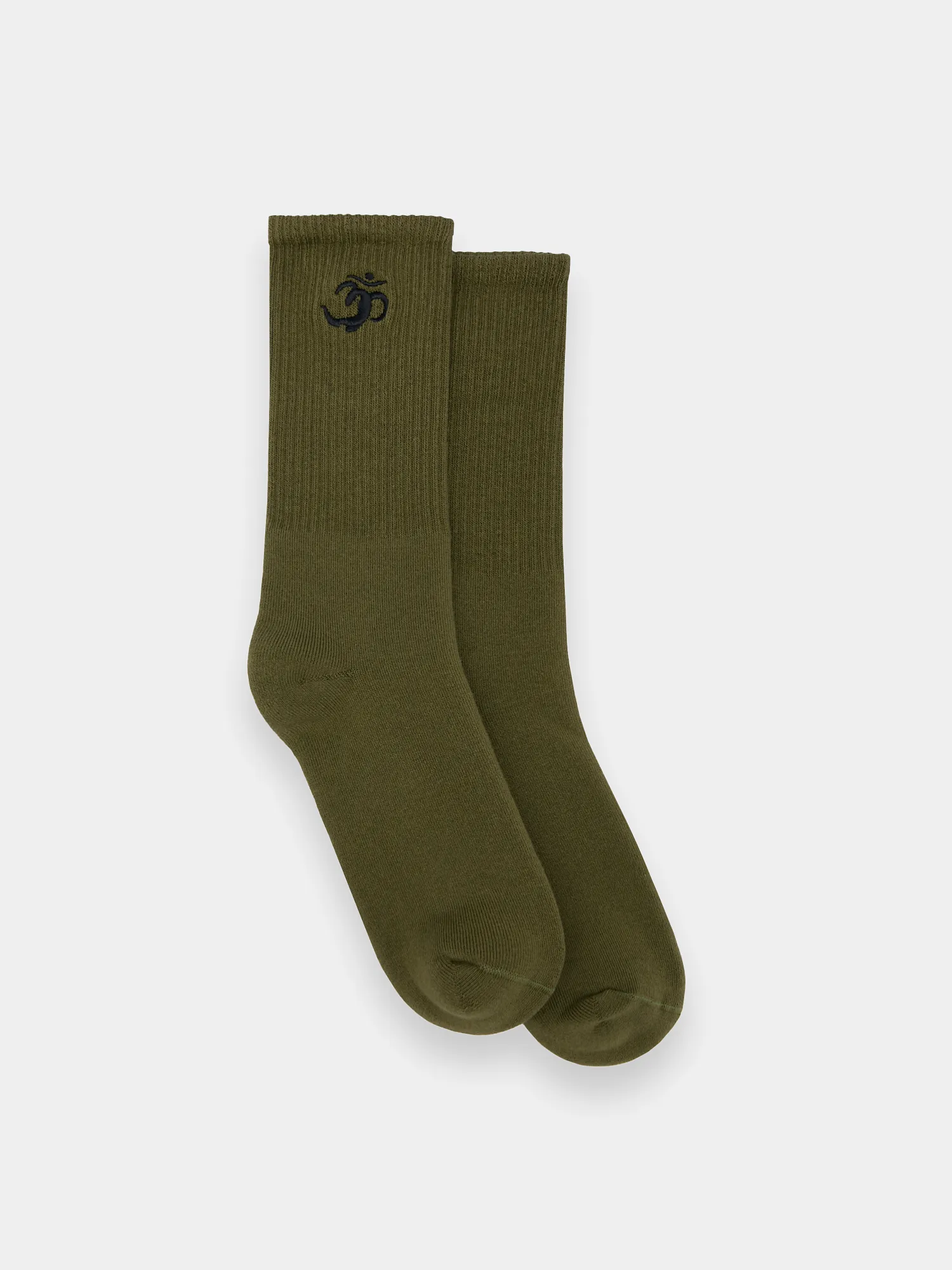 Носки MAHARISHI 1496 Om Temple Embroidered Olive/Black/White