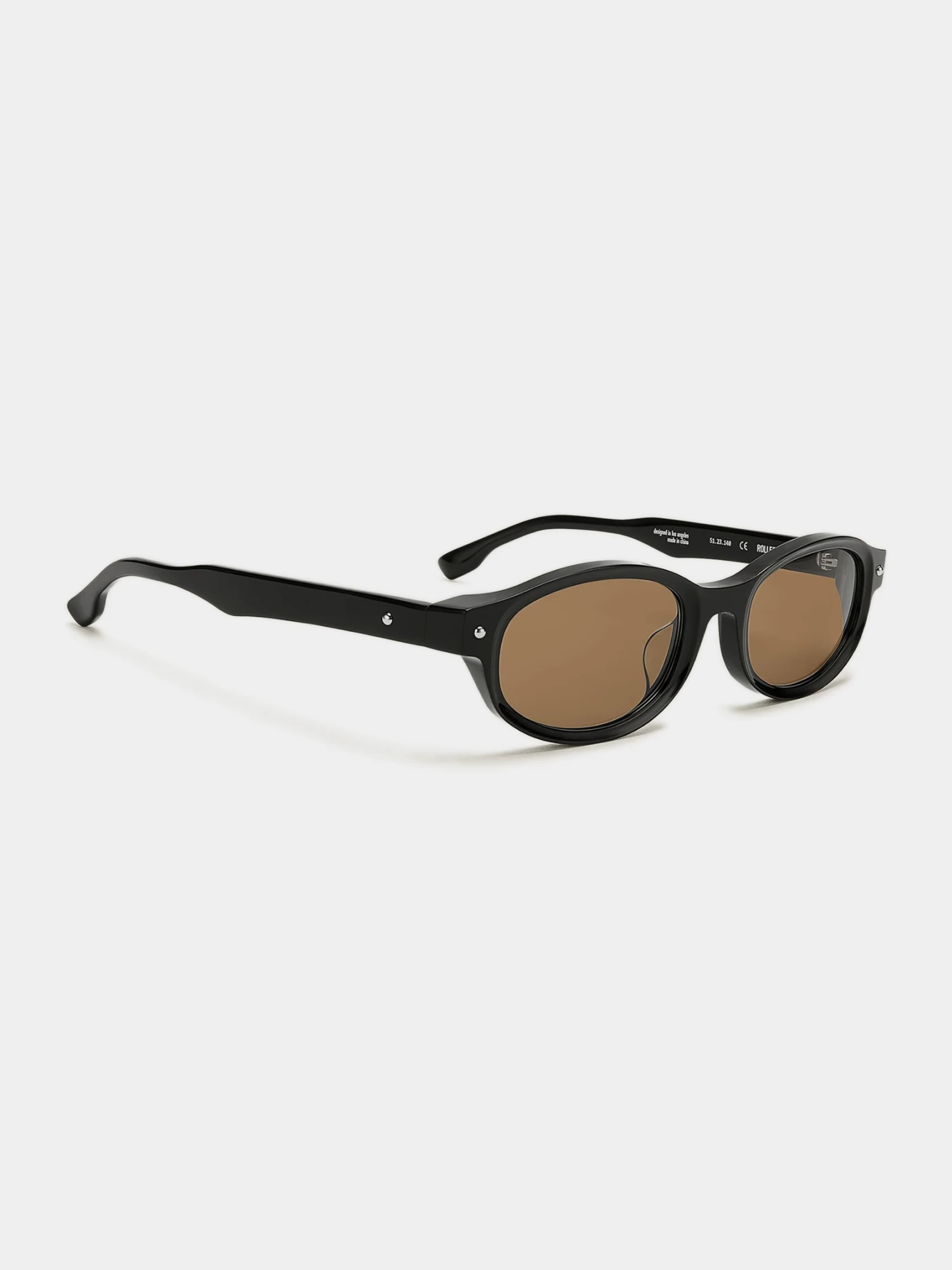 Очки Bonnie Clyde Roller Coaster Black & Brown Lens