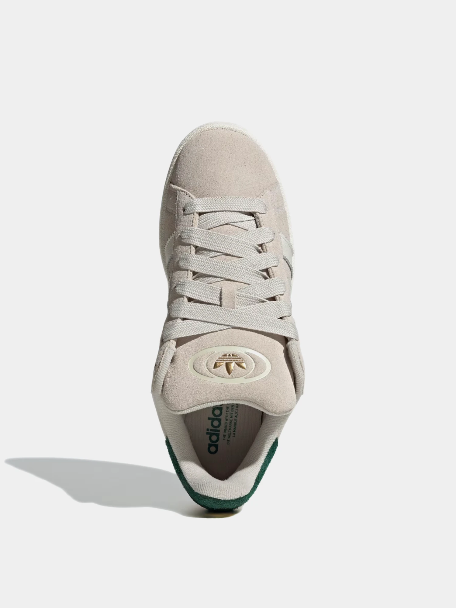 Женские кеды adidas Originals Campus 00S Off White/Collegiate Green