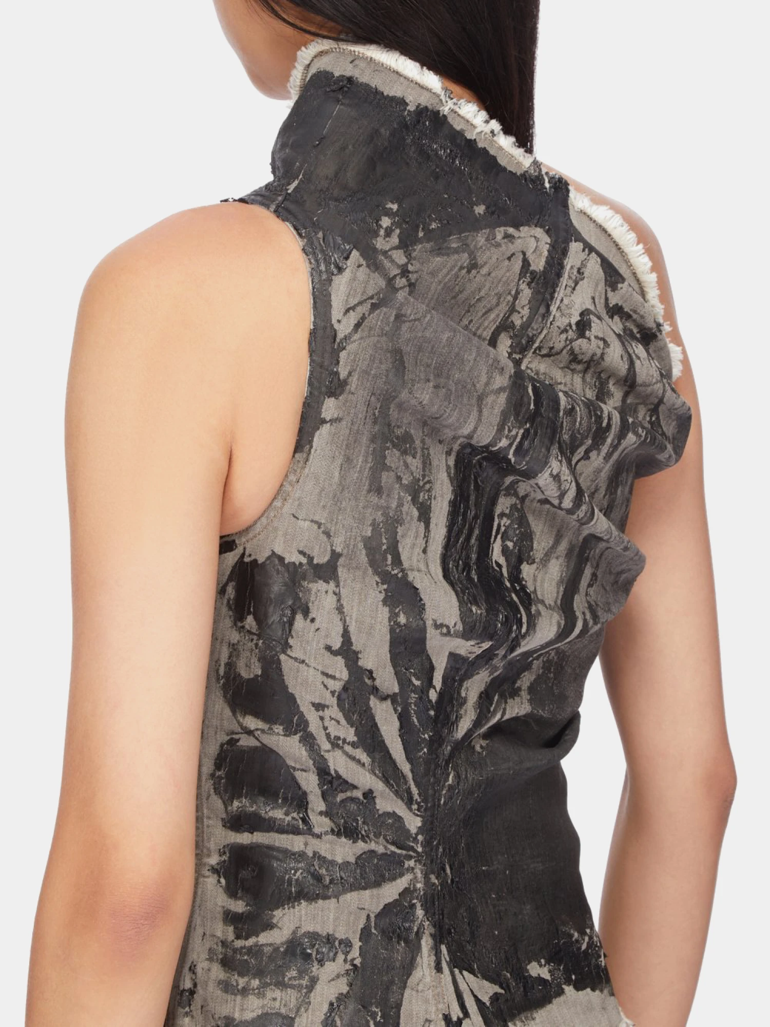 Женский топ RICK OWENS DRKSHDW Athena Washed Foil Black