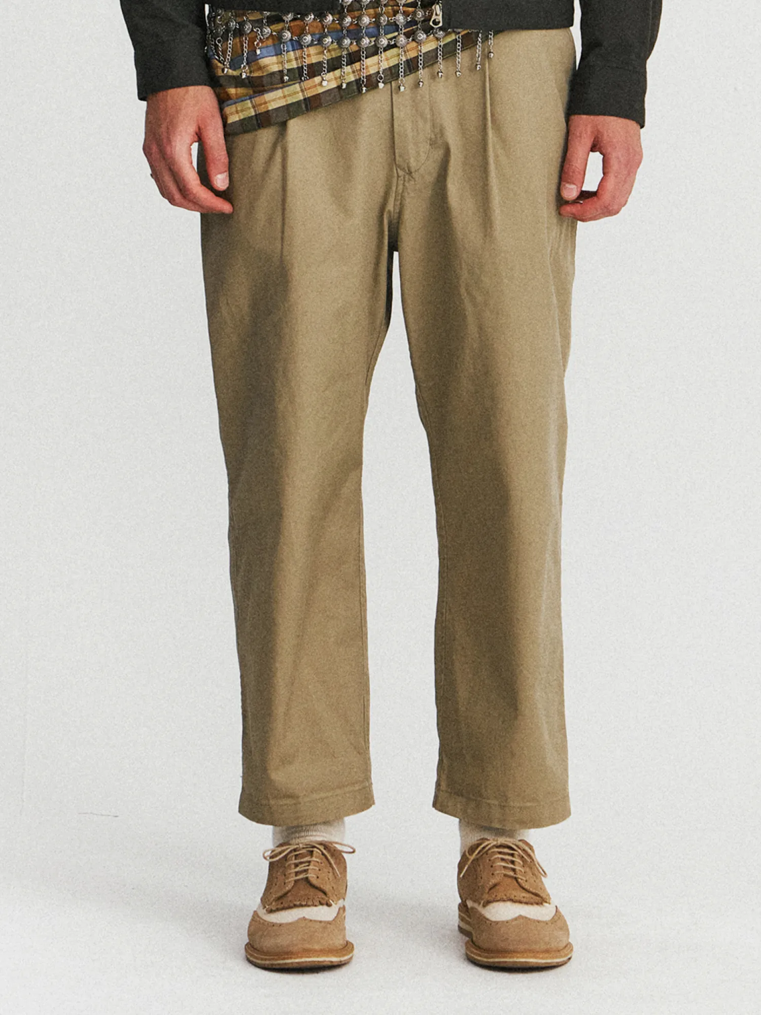 Брюки EASTLOGUE Gent Pleat Pants Sand