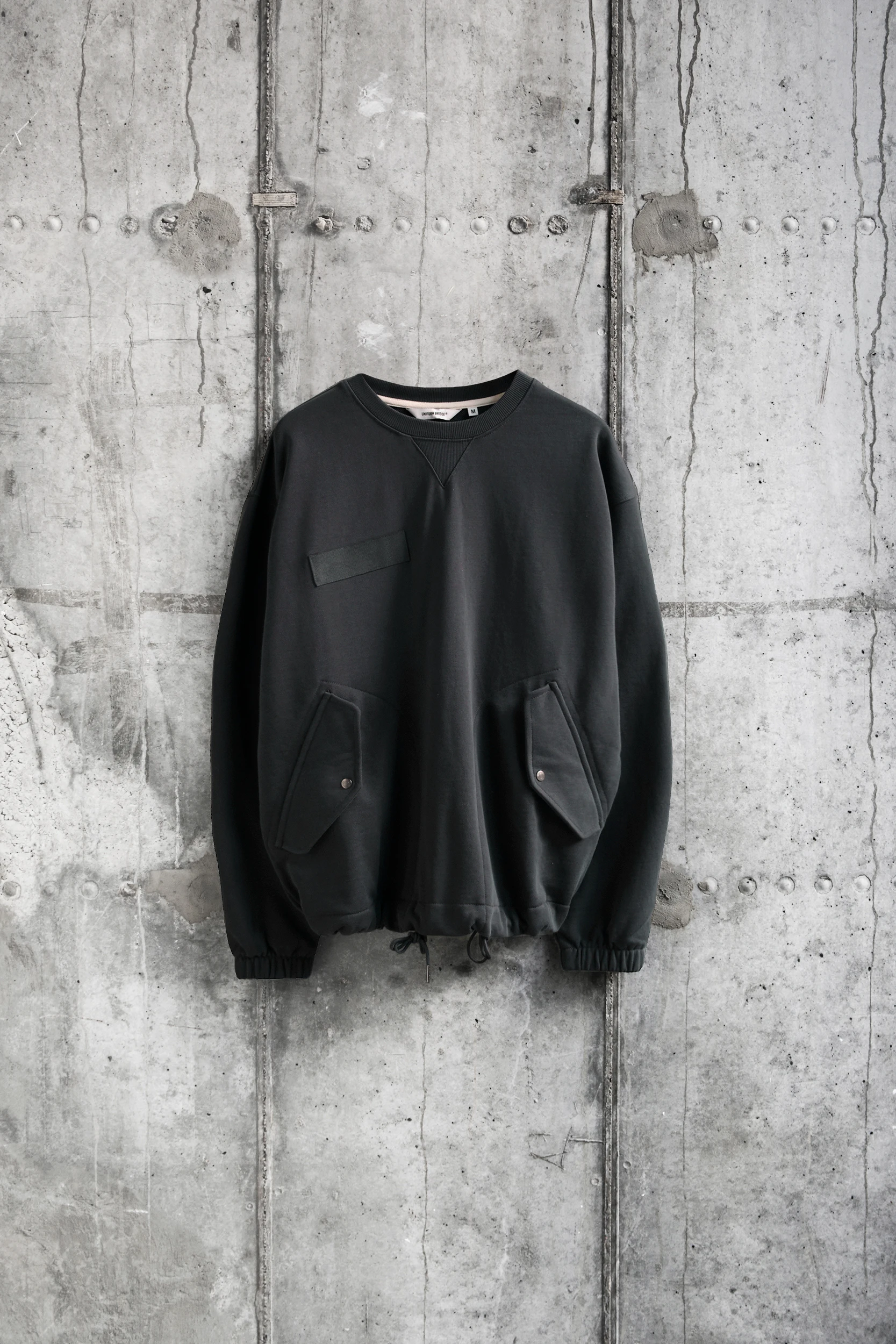 Свитшот Uniform Bridge M65 Fishtail Sweatshirts Charcoal