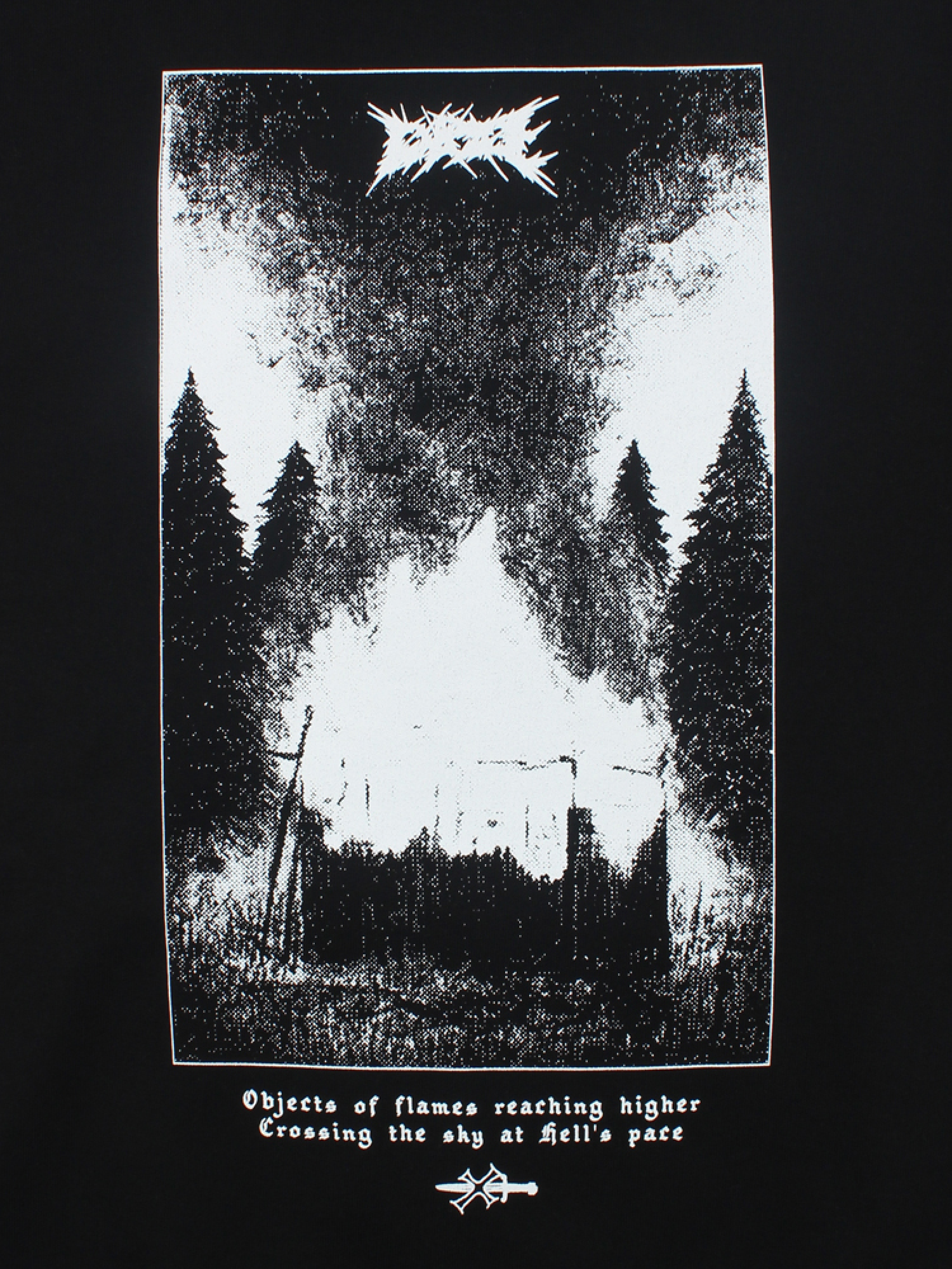 Худи DAZE Crossing In The Sky Black