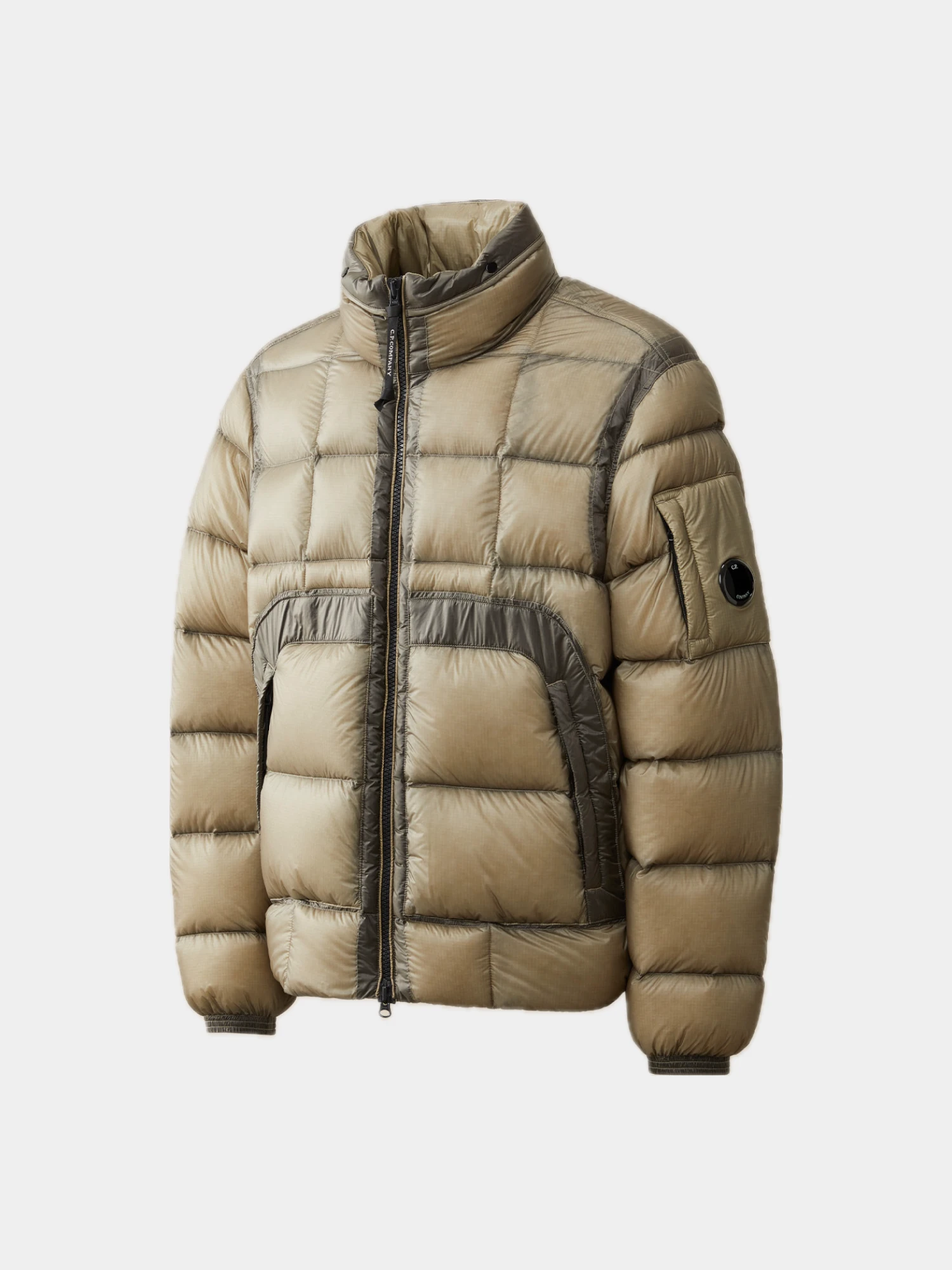 Пуховик C.P. Company D.D. Shell Hooded Short Down Vintage Khaki