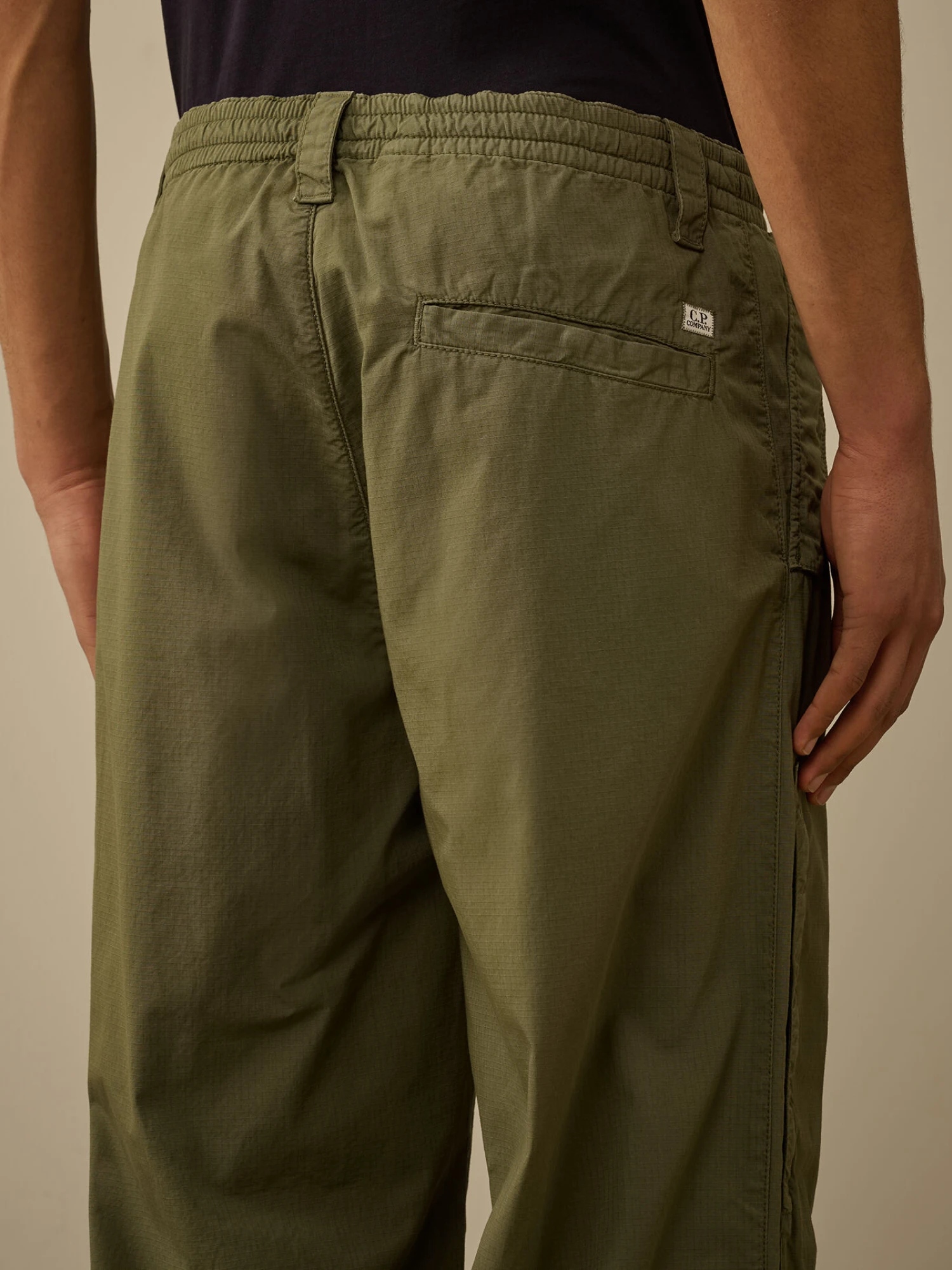 Брюки C.P. Company Cotton Rip Stop Loose Thyme Green