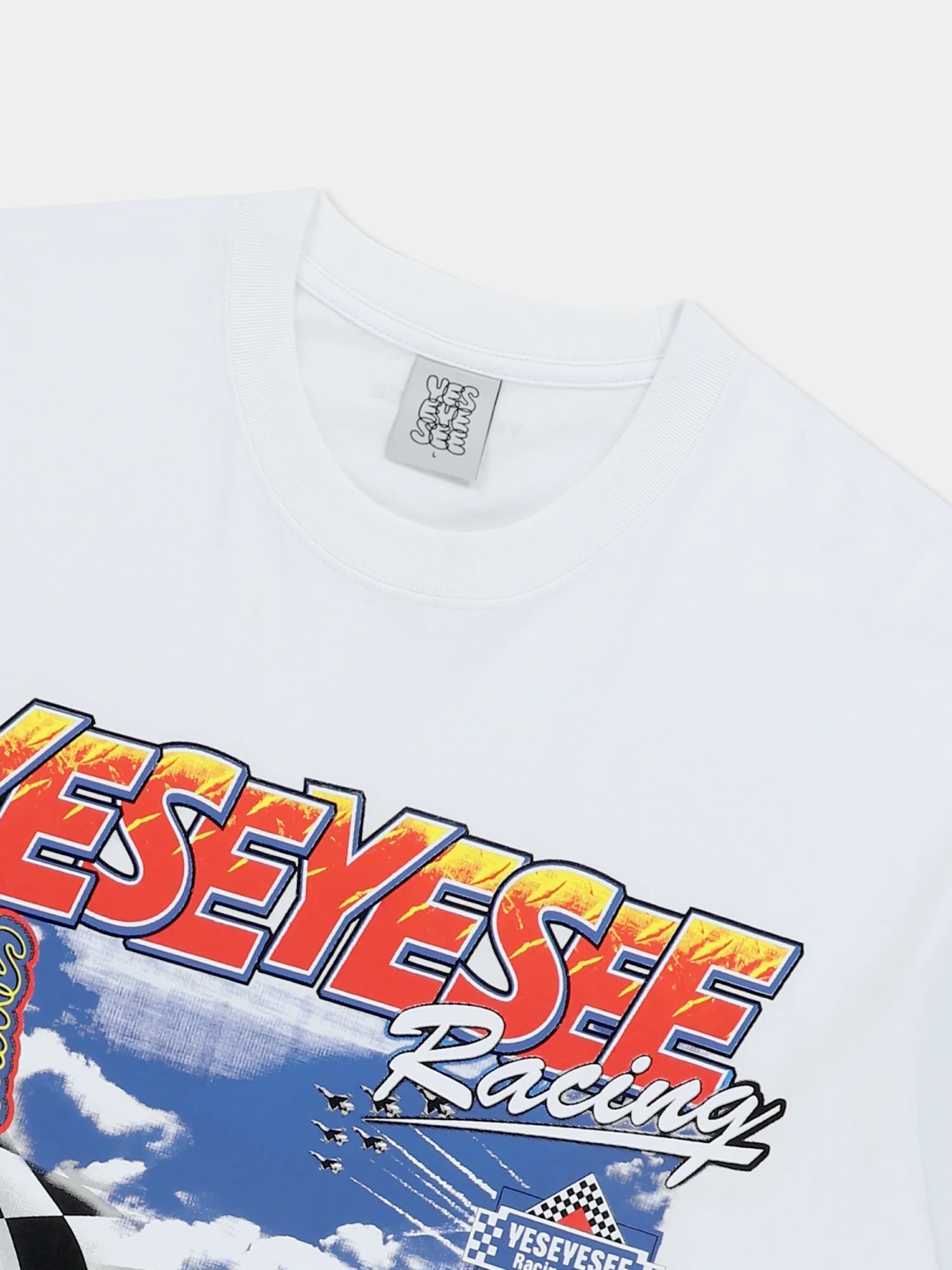 Футболка YESEYESEE Racing Tee White