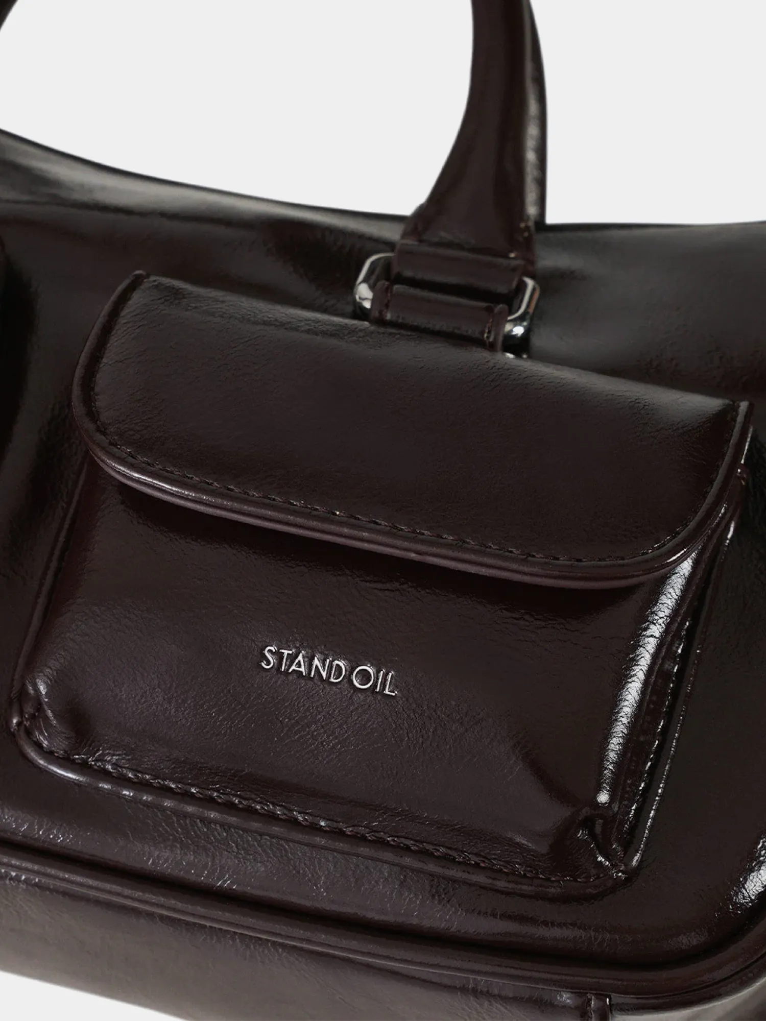 Женская сумка STAND OIL Chubby Half Bag Marron