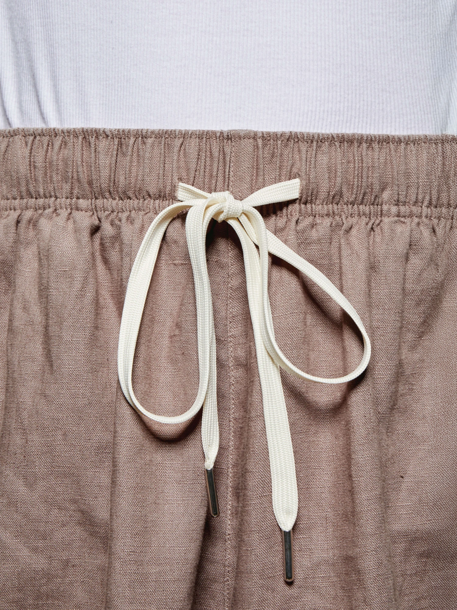 Шорты MKI MIYUKI ZOKU Linen Shorts Mushroom
