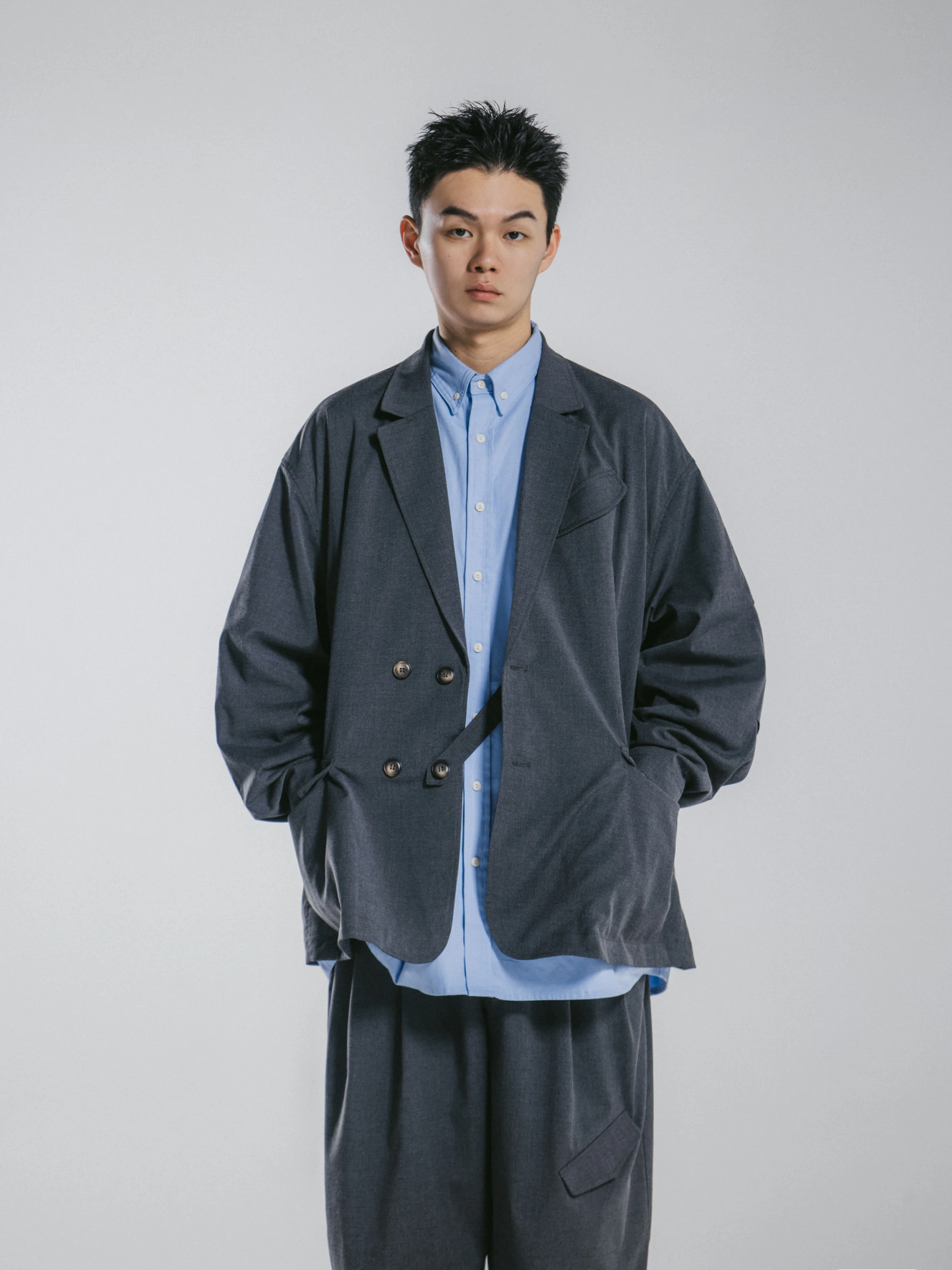 Пиджак ANGLAN Tetron Fetching Vijo Blazer Jacket Grey