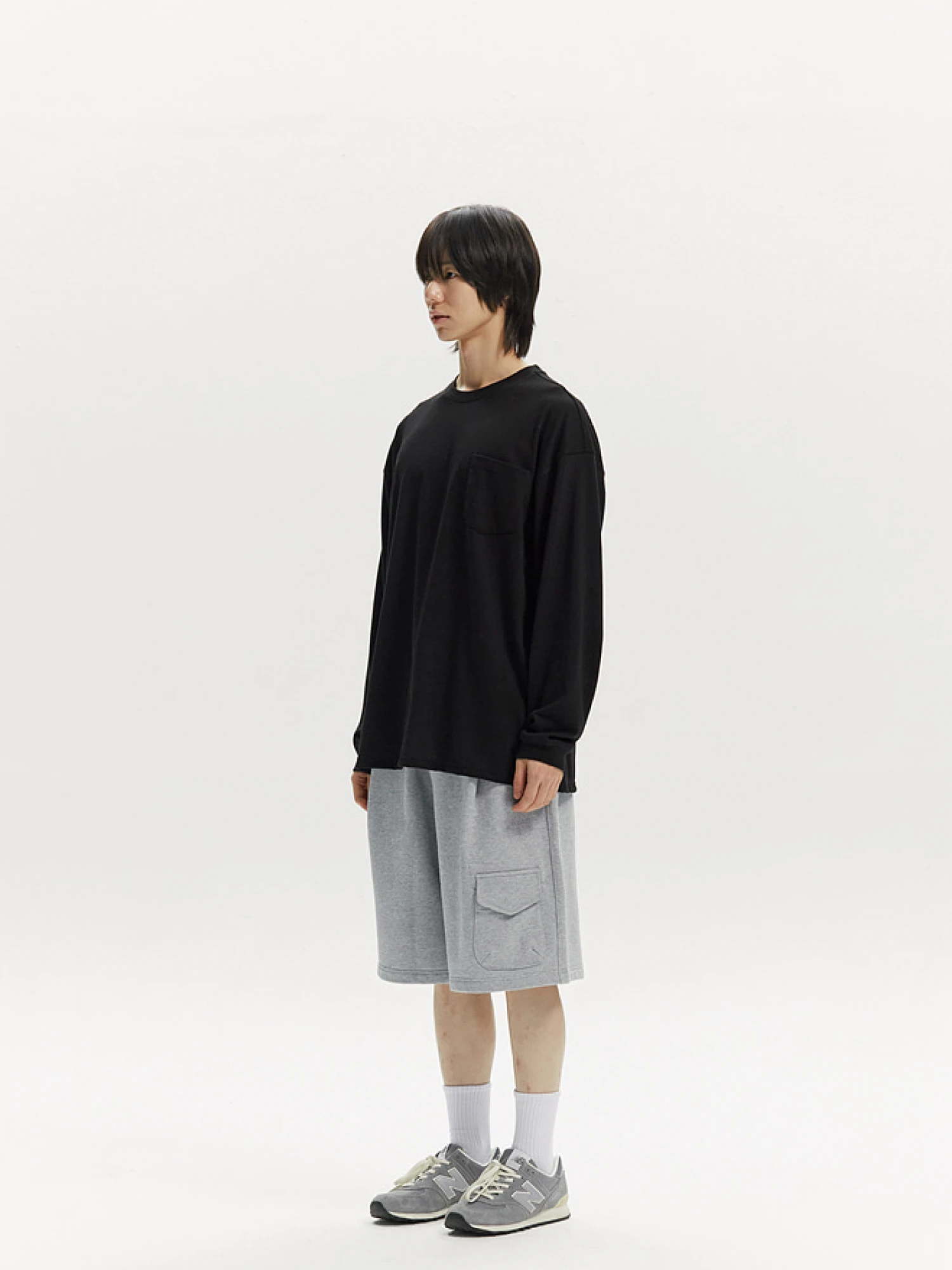Шорты FrizmWORKS Pouch Pocket Sweat Gray