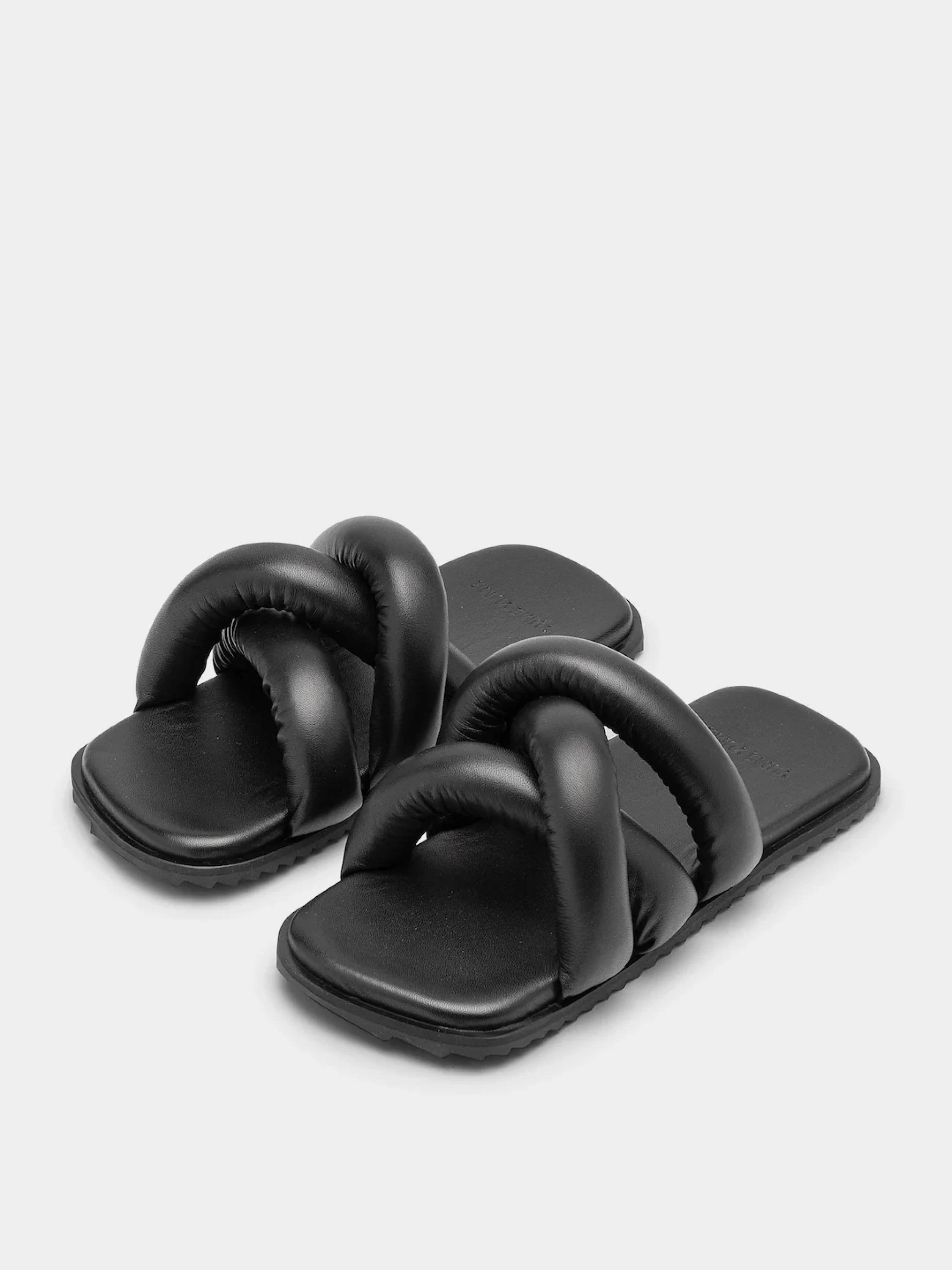 Сланцы YUME YUME Tyre Slide Leather Black