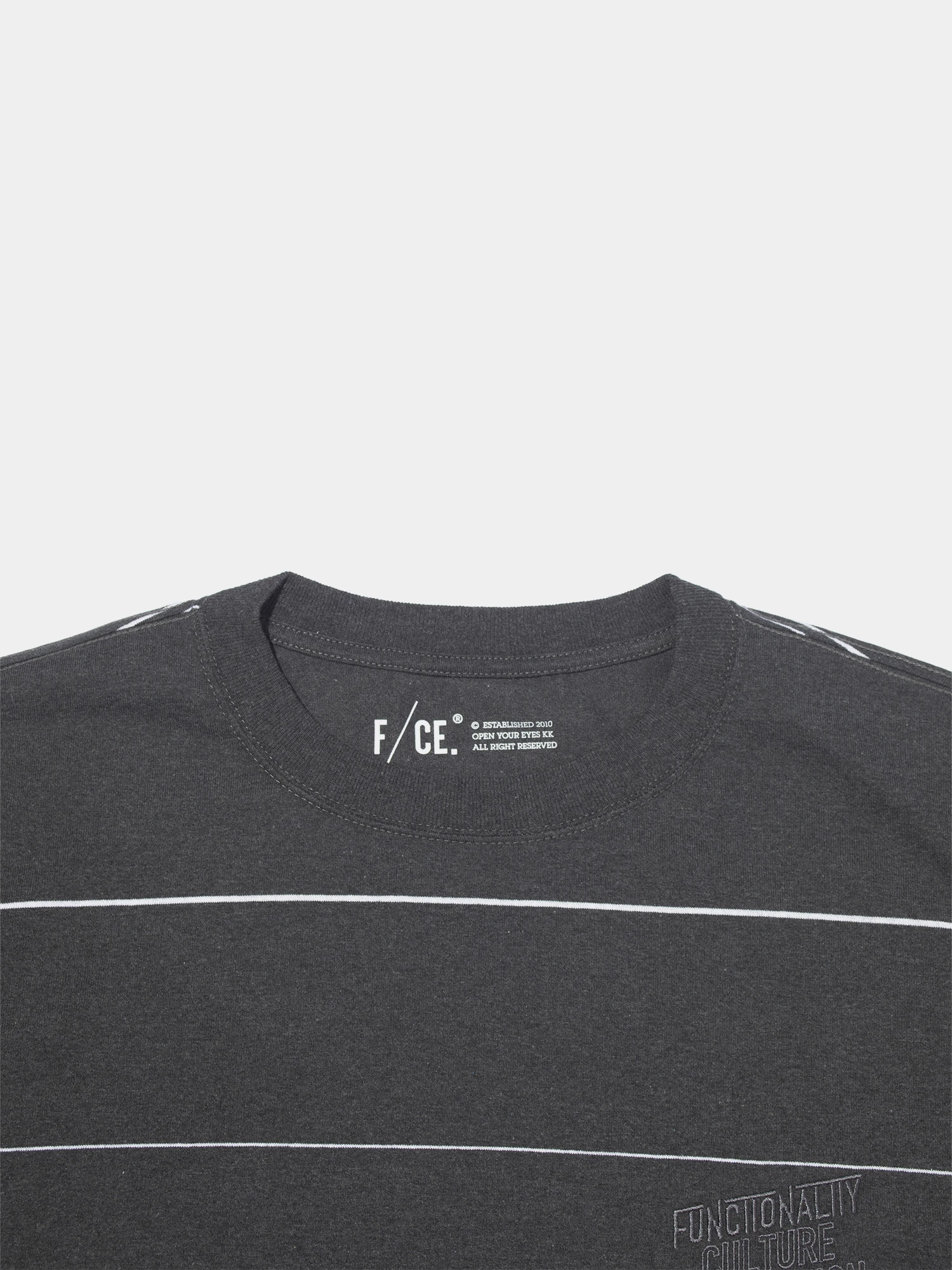 Лонгслив F/CE. Re Logo L/S Border T Gray