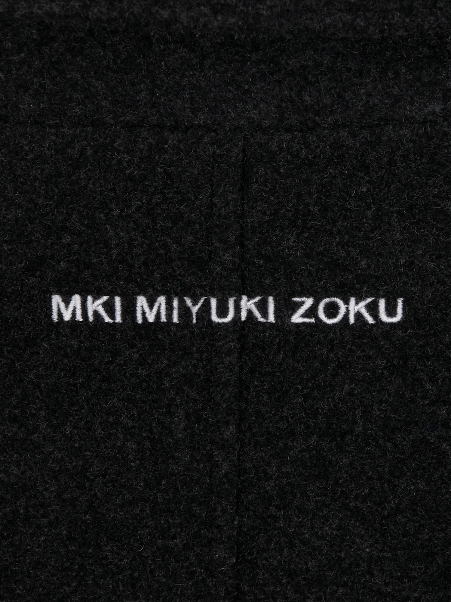 Пальто MKI MIYUKI ZOKU Wool Double Breasted Charcoal