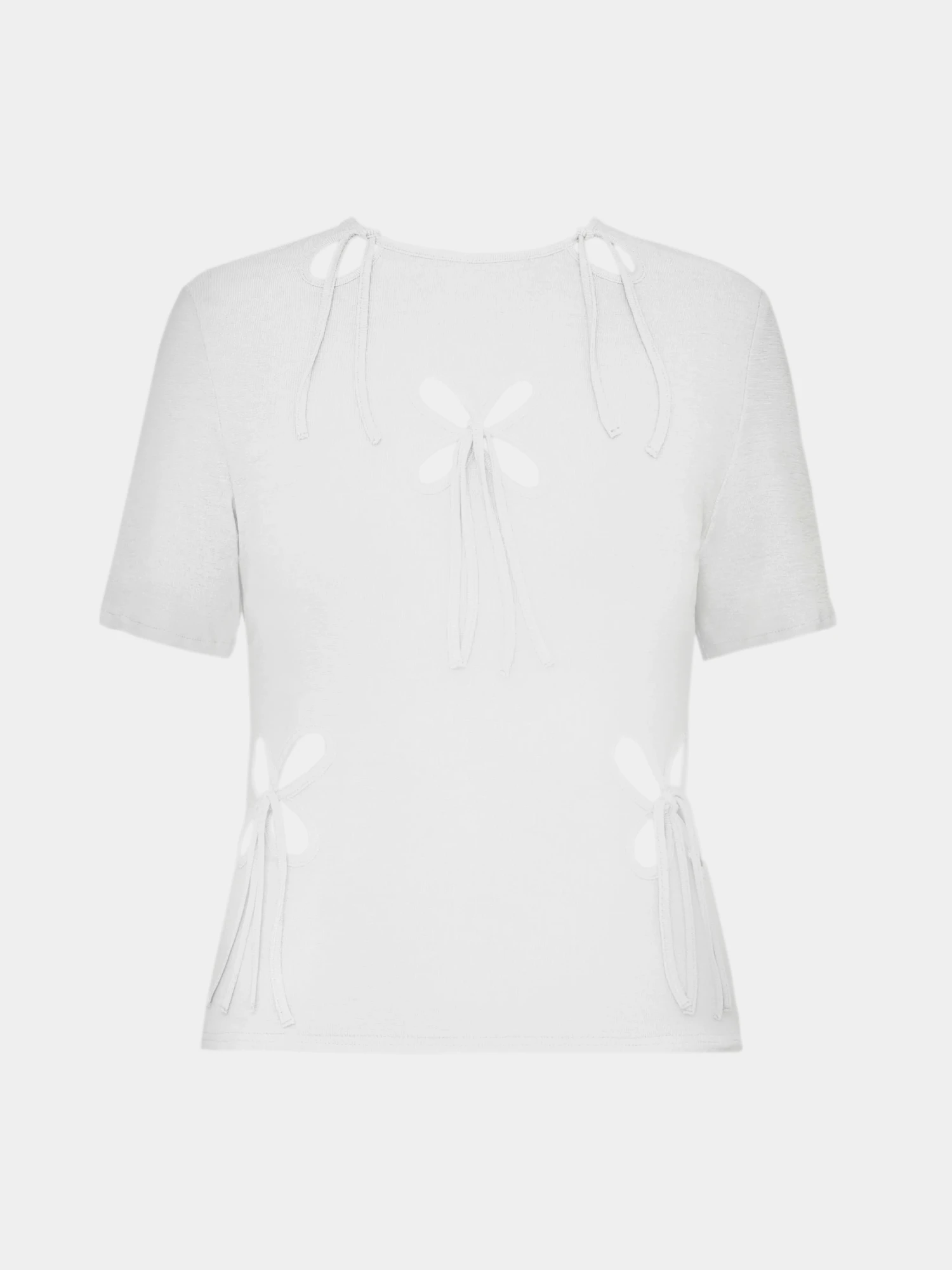 Женская футболка J.KIM Petal Fitted White