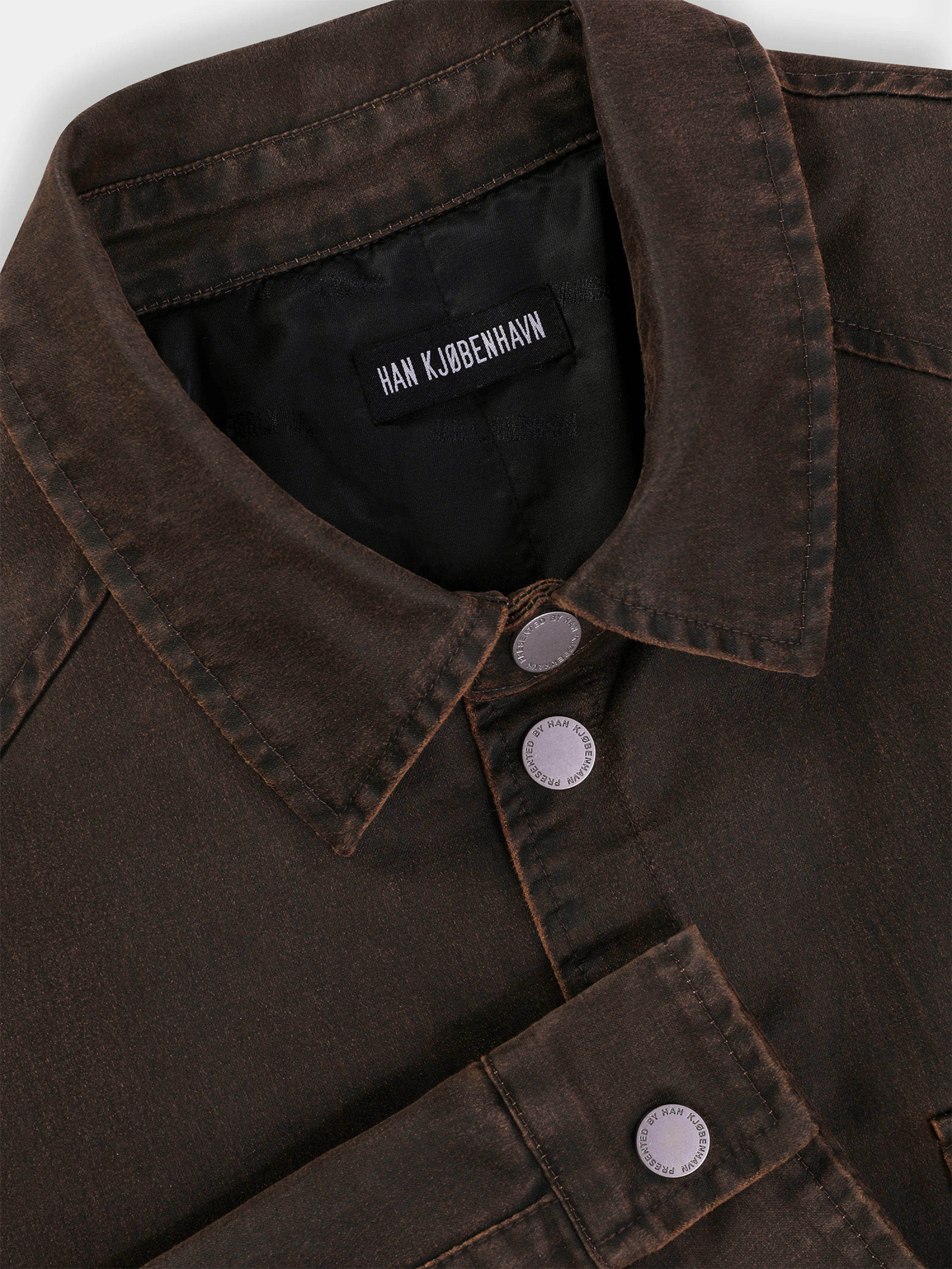 Овершот Han Kjøbenhavn Washed Overshirt Dirty Tint