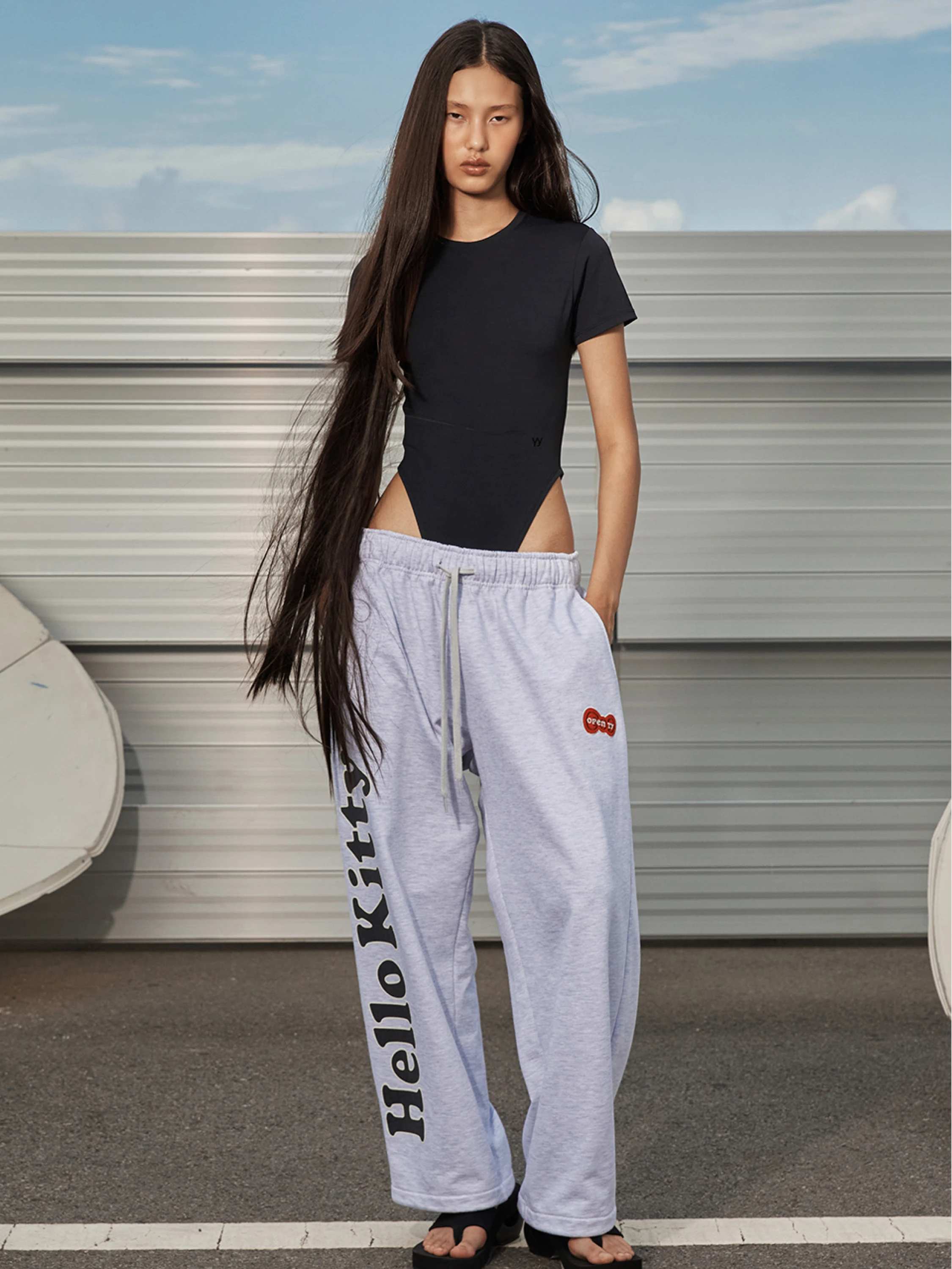 Женское боди OPEN YY Basic Bodysuit Black