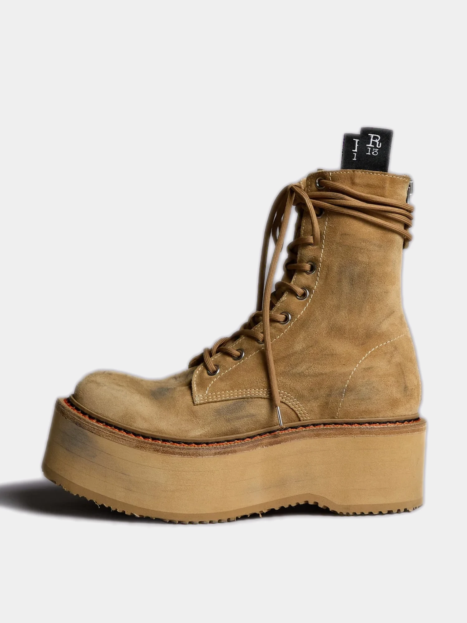 Женские ботинки R13 Double Stack Boots Khaki