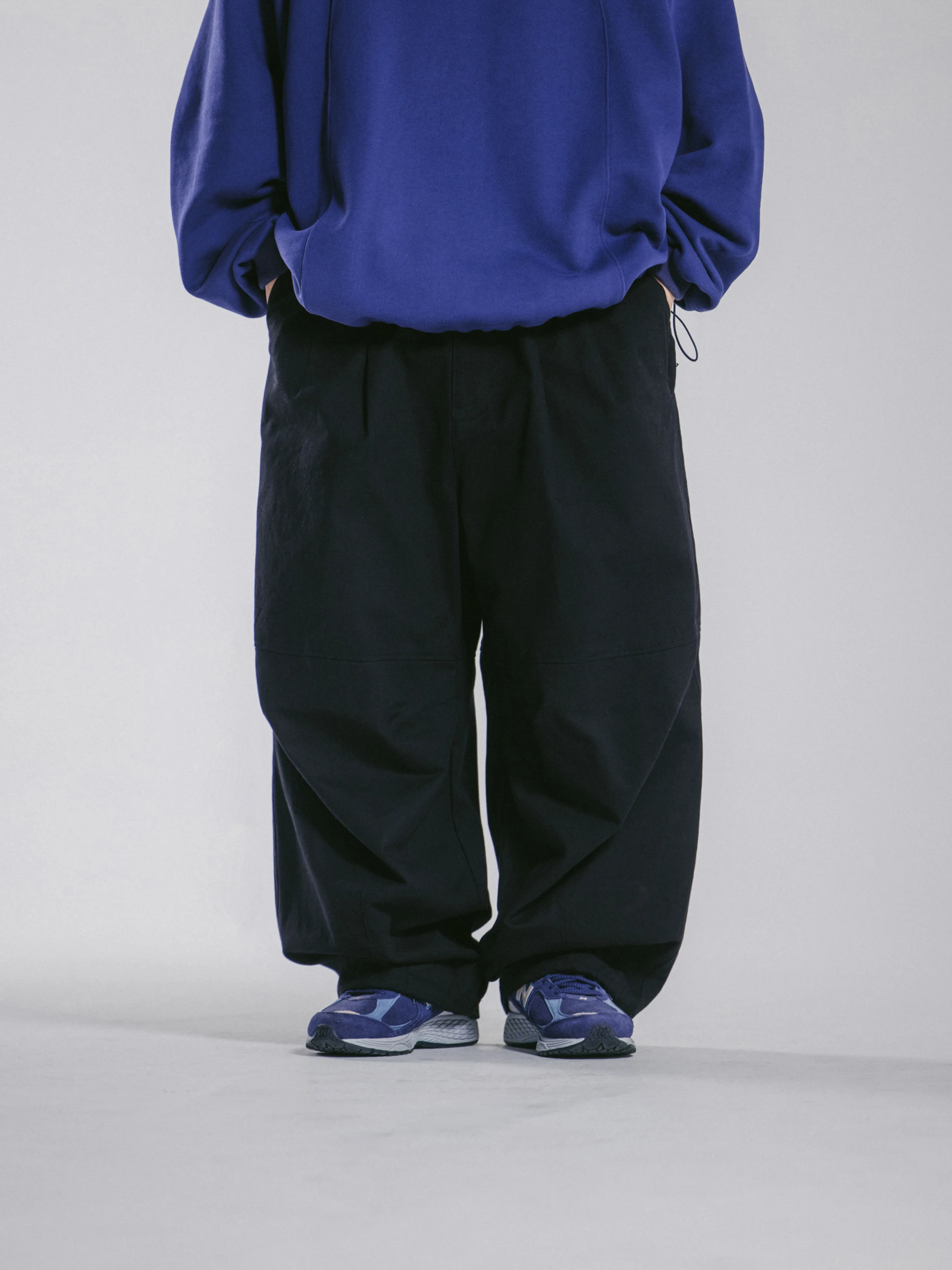 Брюки ANGLAN Lazy Twill Balloon Pants Black