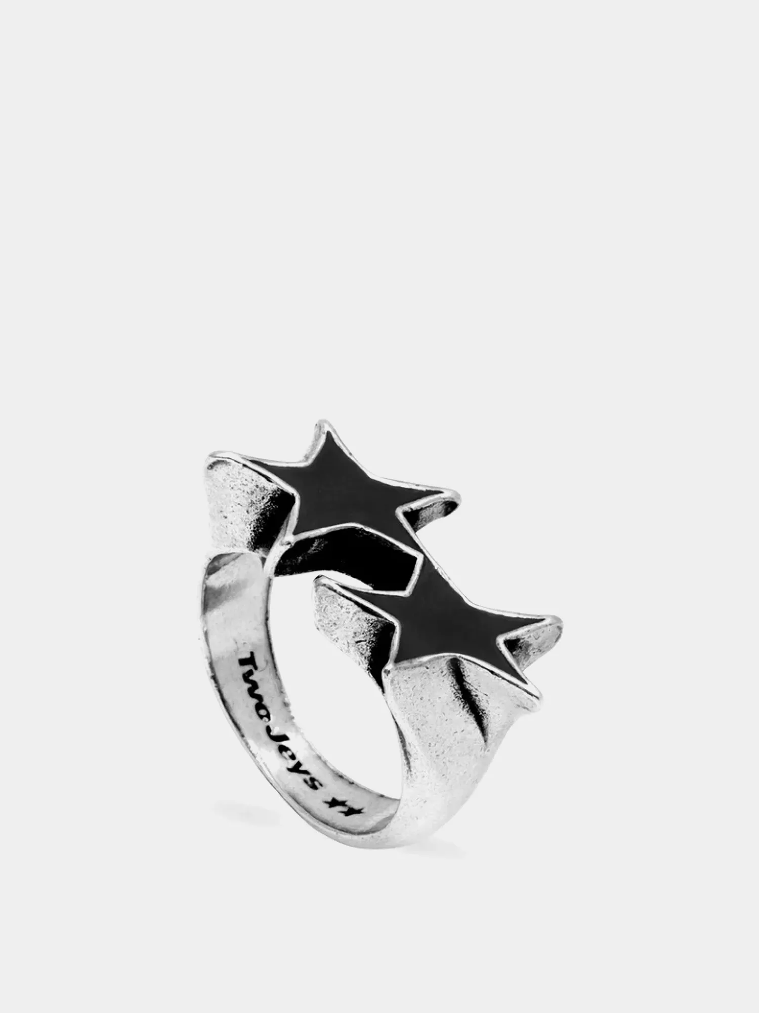 Кольцо TWOJEYS Icon Black Enameled Single