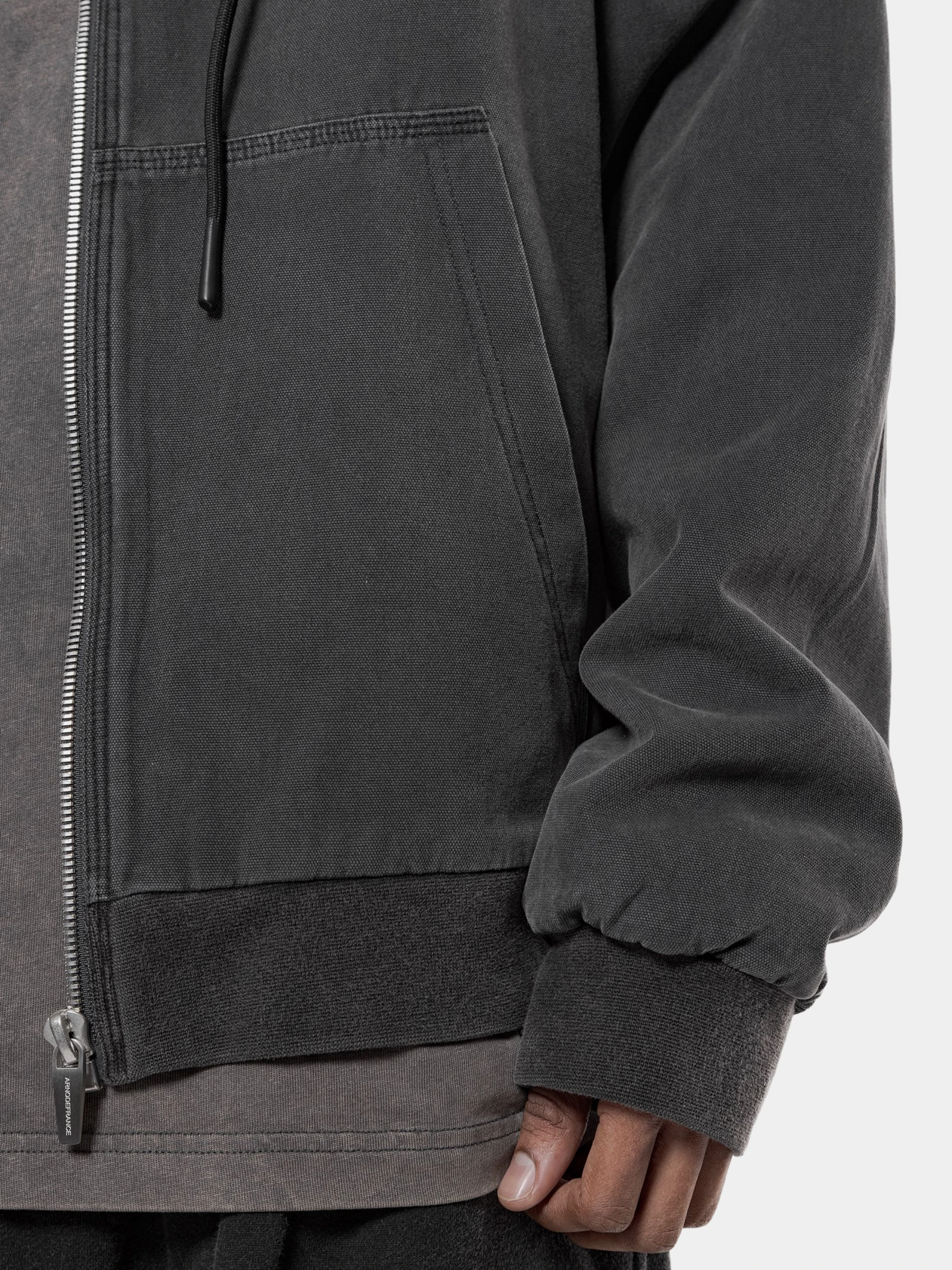 Зип-худи ARNODEFRANCE Zip Canvas Vintage Black